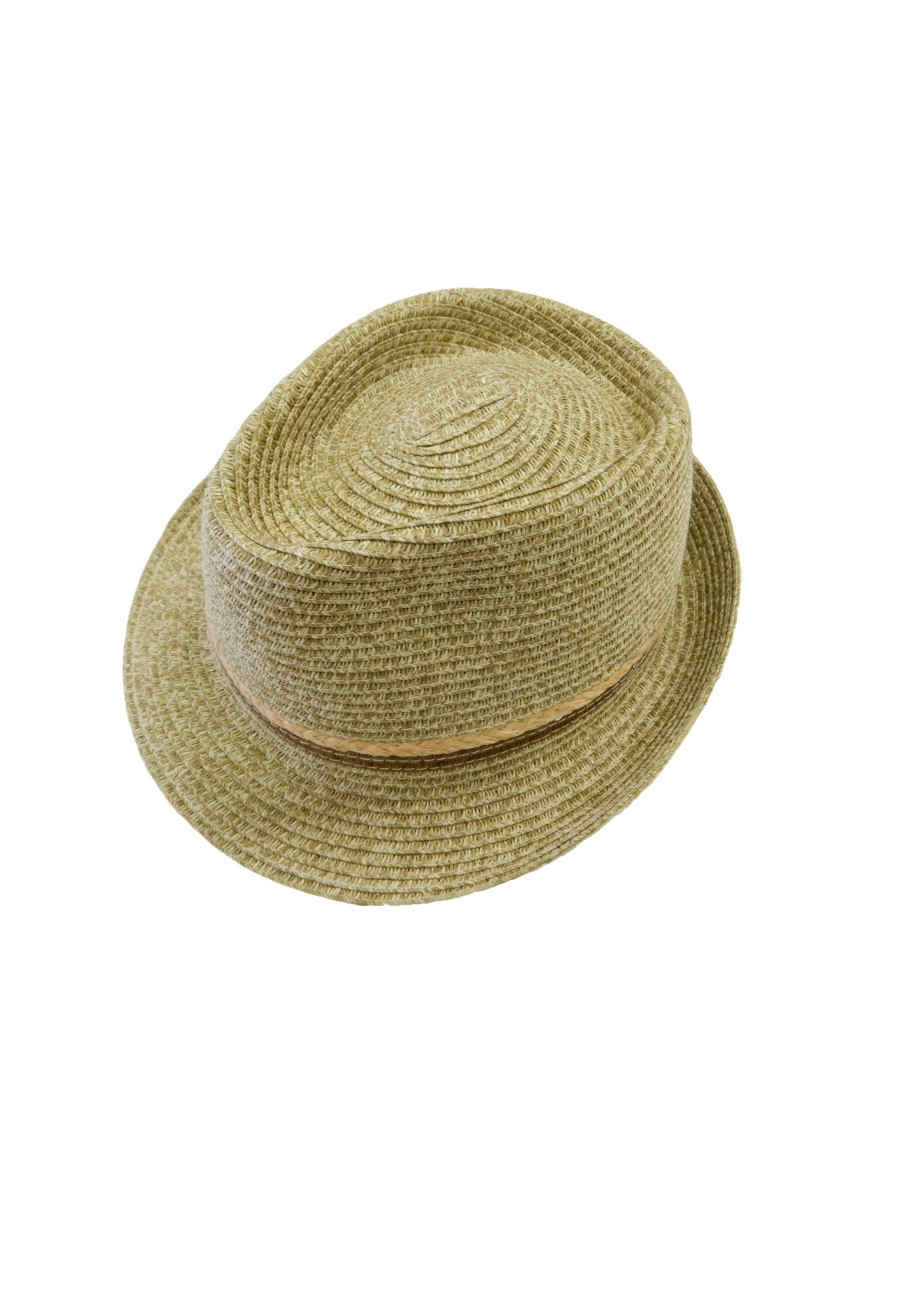 Chaplino Fischerhut mit geflochtenem Garniturband beige | Sonnenhüte