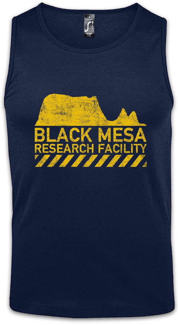 Tanktop Black Mesa Ärmelloses T-Shirt Research Facility Gamer Gaming PC Half