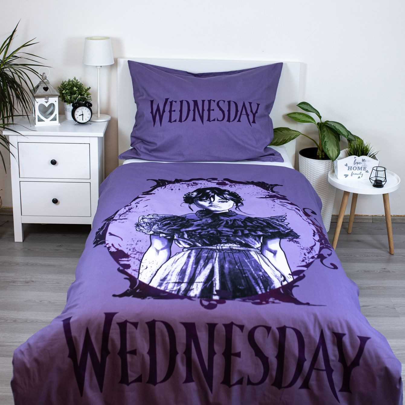 Wednesday Bettwäsche Wendebettwäsche Wednesday Purple 140x200 günstig online kaufen