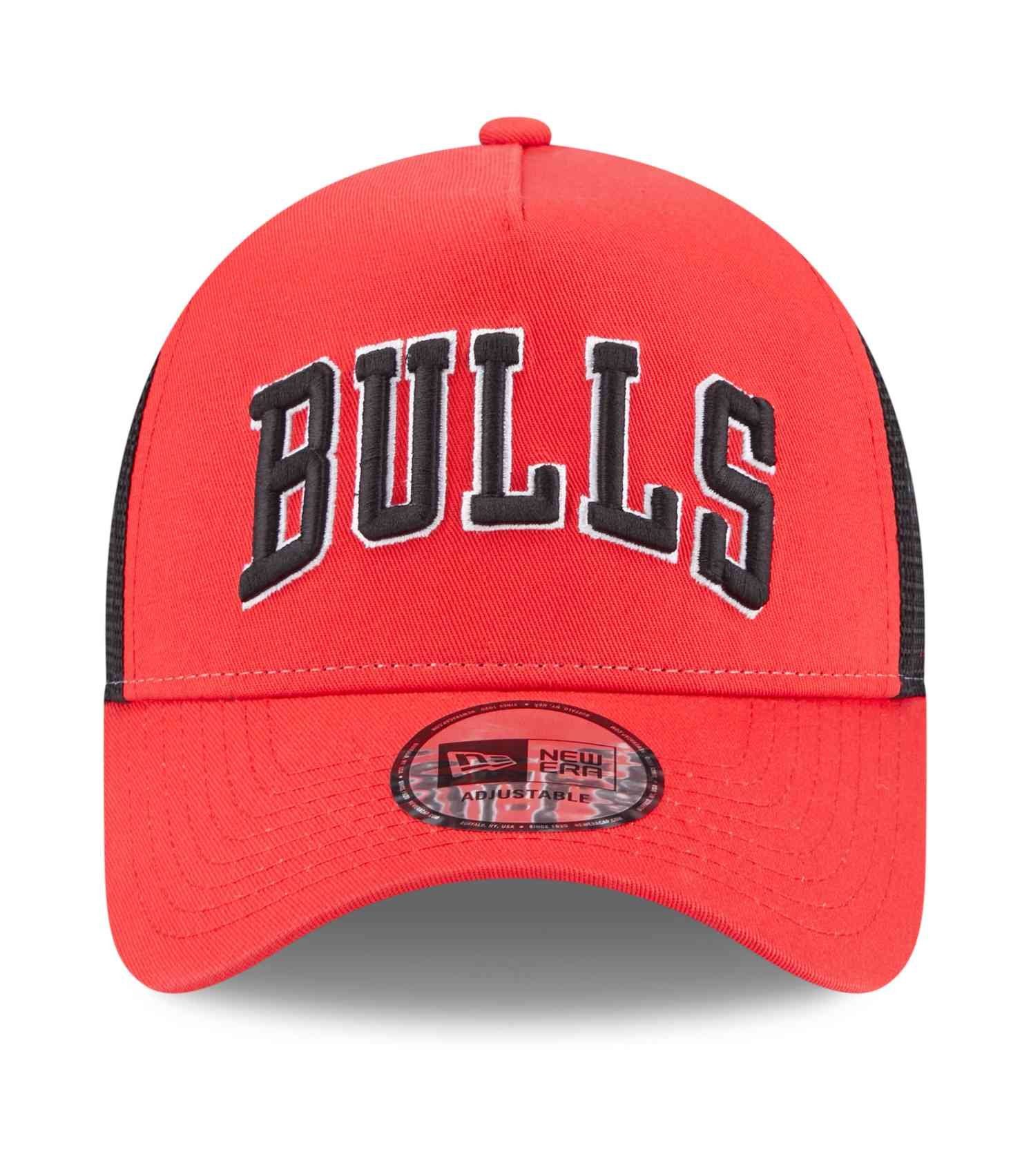 New Era Snapback Cap Bulls Chicago Trucker Script Team NBA