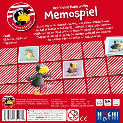HUCH! Spiel Der kleine Rabe Socke, Memospiel