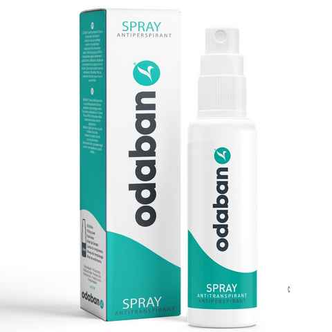 Odaban Deo-Pumpspray ODABAN Antitranspirant Deo Spray gg. starkes Schwitzen +Langzeitschutz, 1-tlg., Langzeitschutz gegen Schwitzen - Parfümfrei - keine Deoflecken