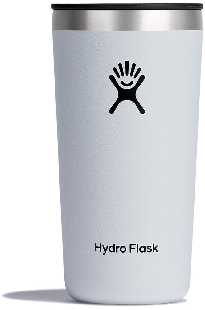 Hydro Flask Thermobecher 12 OZ All Around Tumbler Press-In Lid, 355 ml, 1-tlg., Edelstahl, Kompatibel mit Trinkhalmdeckel und verschließbaren Eindrückdeckel