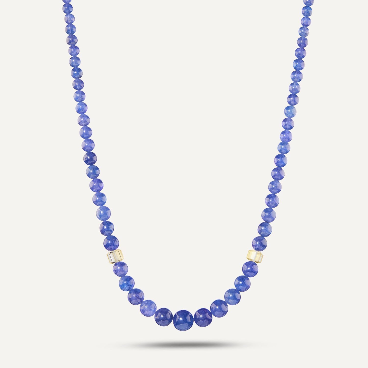 Sogni d'oro Collier Tansanit ca. 185,00 ct, Gelbgold 585