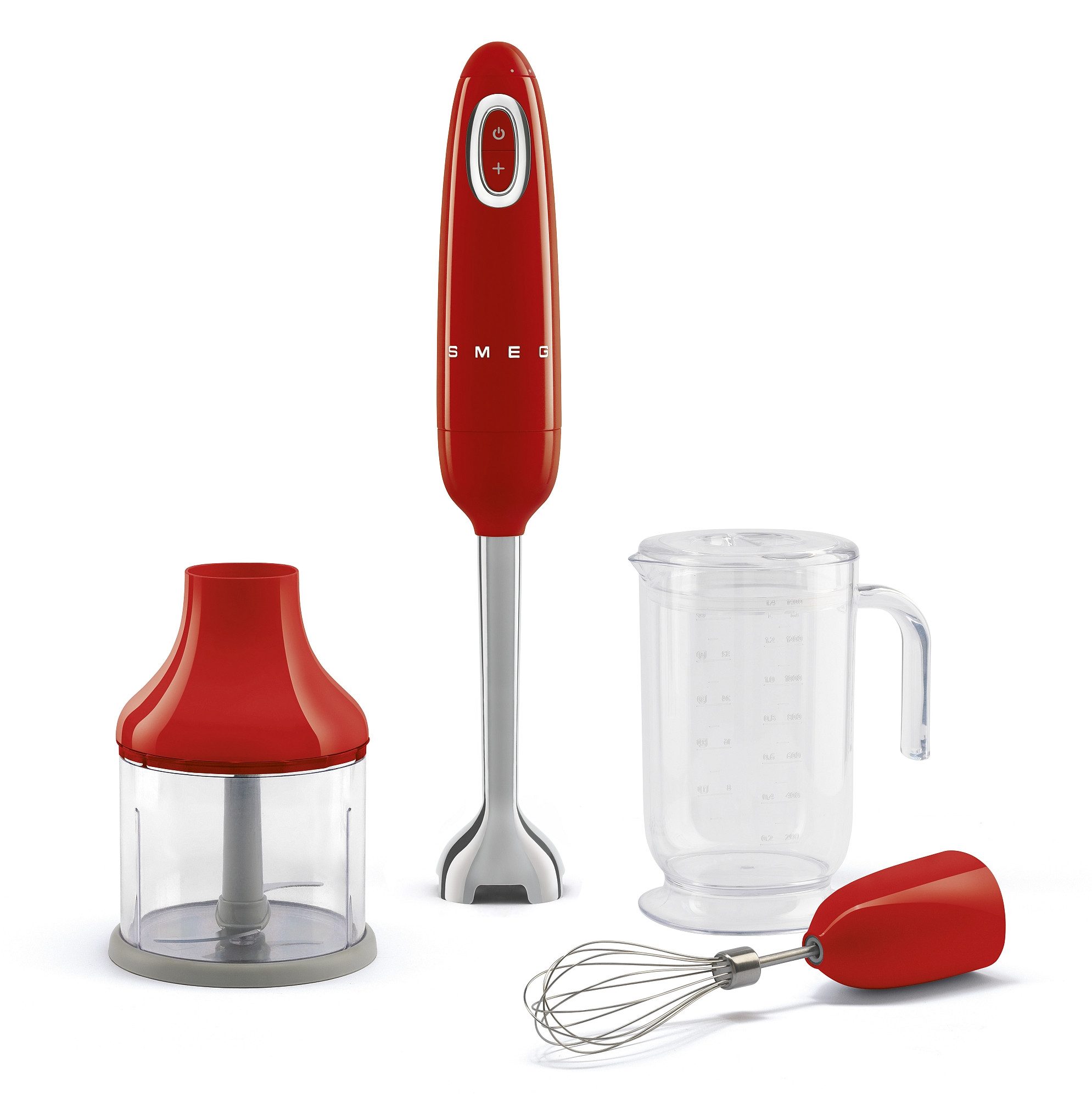 Stabmixer SMEG Stabmixer Pürierstab Zerkleinerer Mixstab Food-Prozessor rot