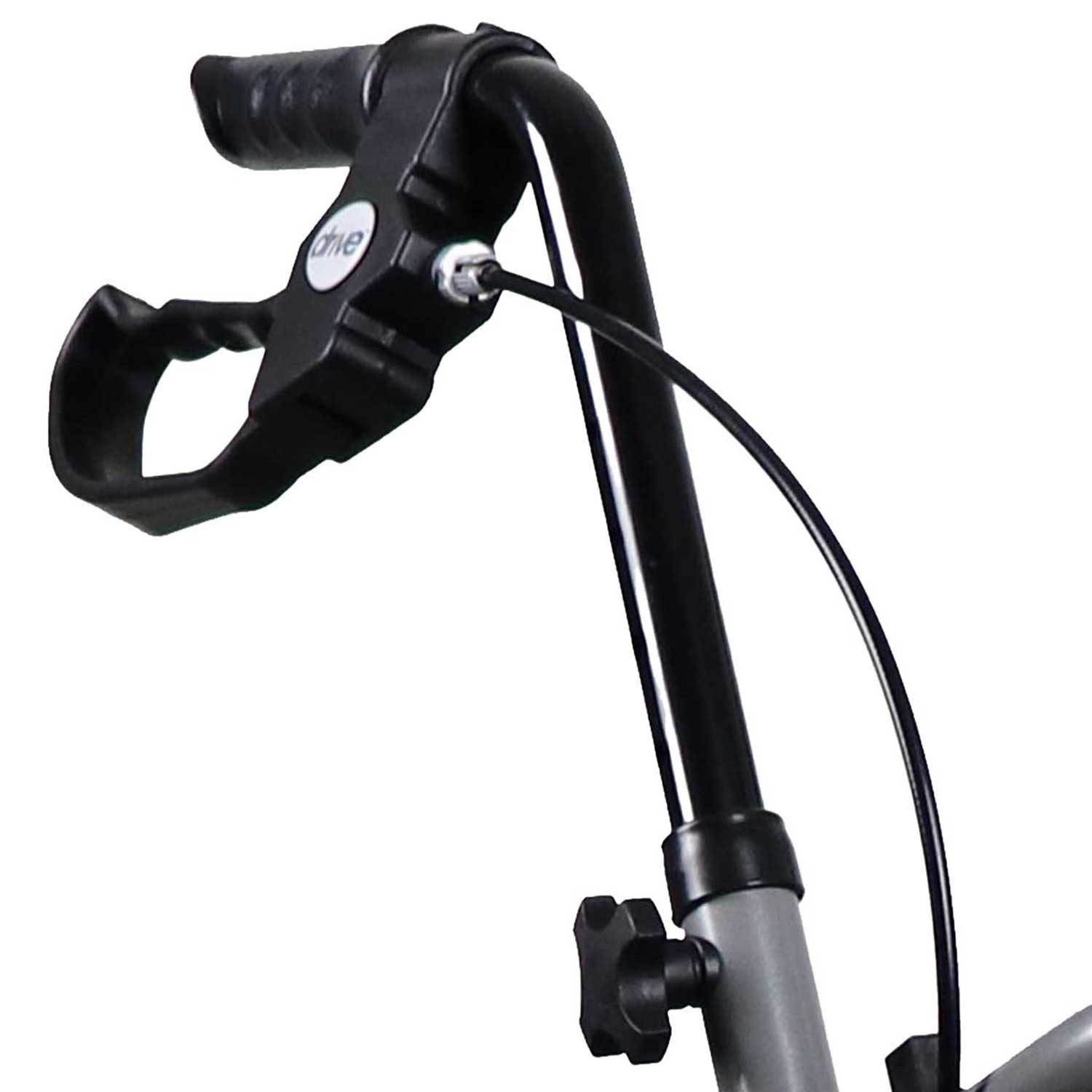 Drive Medical Rollator Drive Medical Migo 2G Standard-Rollator faltbar silber, Zweifunktionsbremse, ergonomische Handgriffe, pannensichere Bereifung