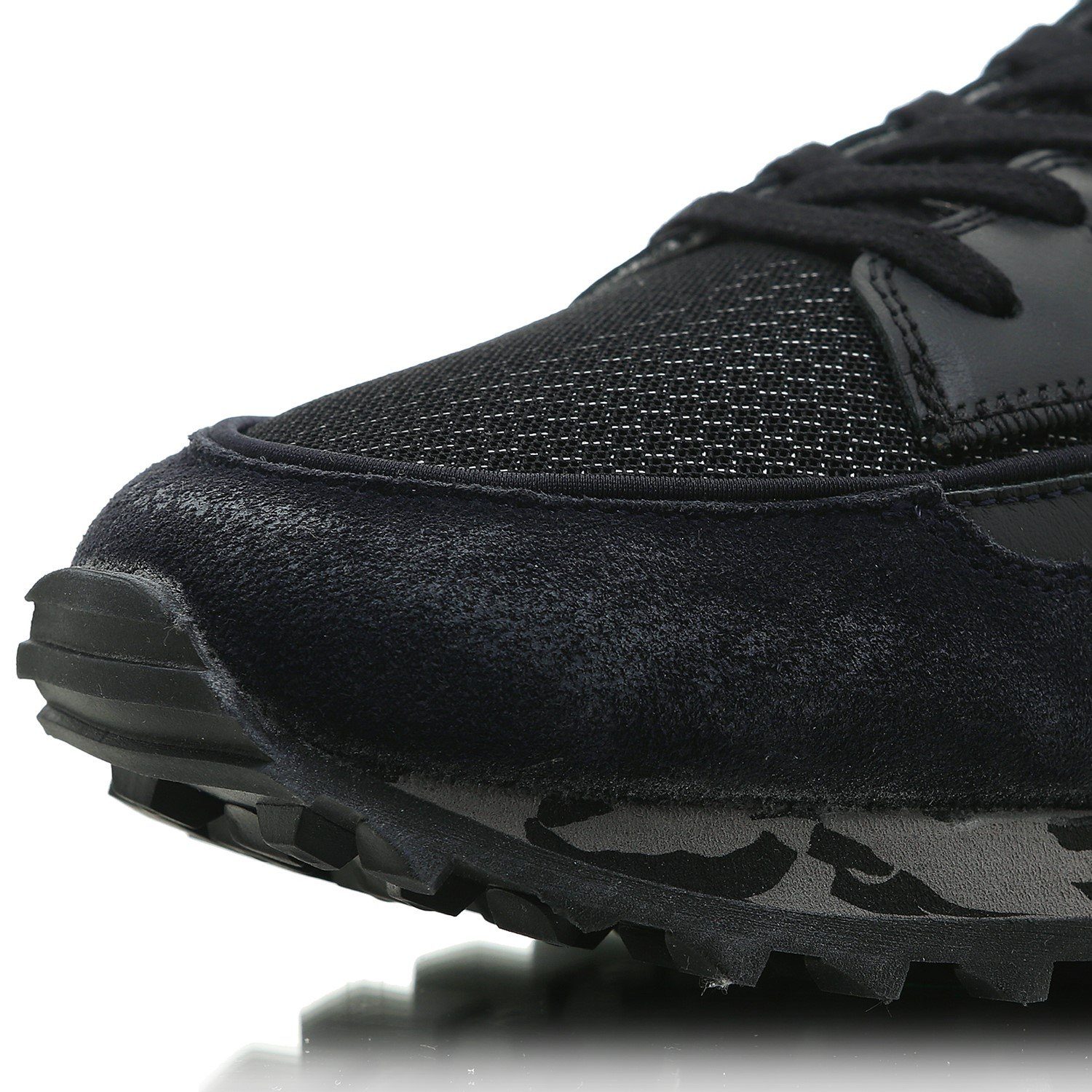 HIDNANDER Threedome Sneaker Glatt- sowie Wildleder,Plateausohle