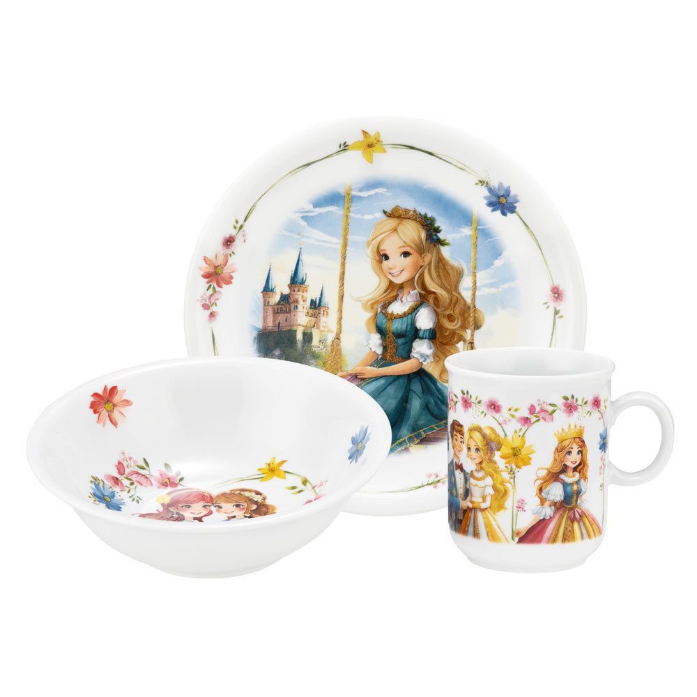 Kindergeschirr-Set Seltmann Weiden Compact Prinzessin Kinder Set 3tlg.
