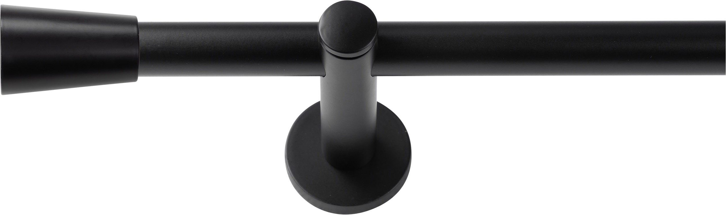 SN DECO GROUP Gardinenstange Gardinenstange Nizza Ø 19 mm, 1-läufig, Fixmaß, verschraubt, Ø 19 mm, Fixmaß, kürzbar
