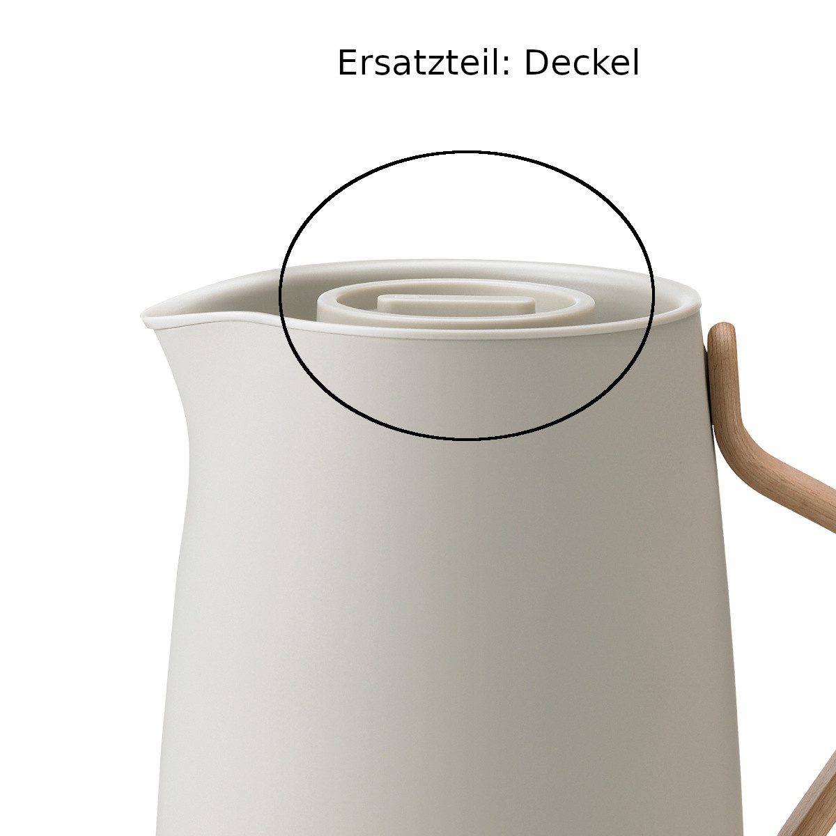 Stelton Isolierkanne Deckel für Teeisolierkanne EMMA soft sand