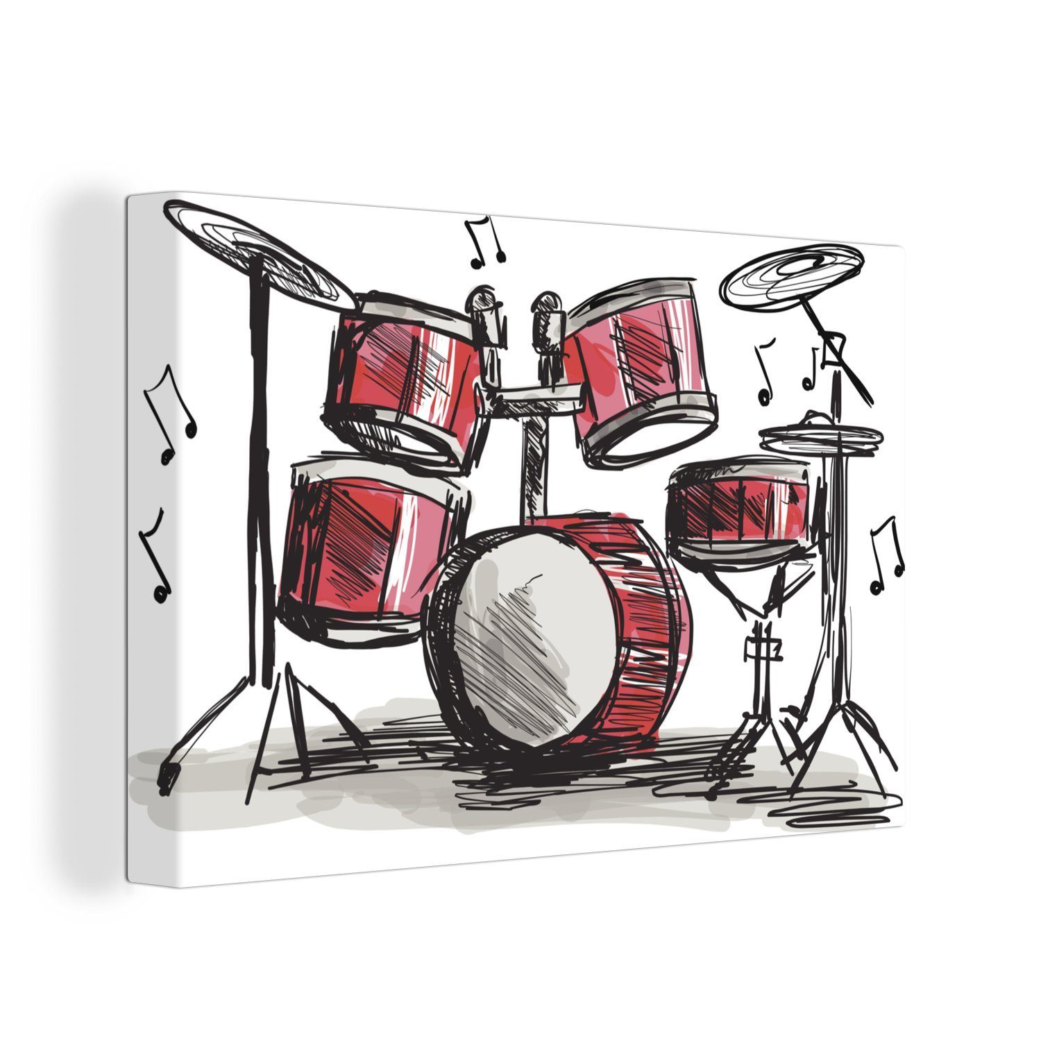 OneMillionCanvasses® Leinwandbild Illustration einer Zeichnung eines günstig online kaufen