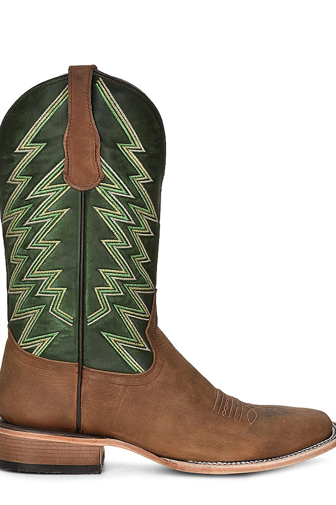 Corral Boots L5978 Braun Grün Cowboystiefel Rahmengenähte Herren Westernstiefel