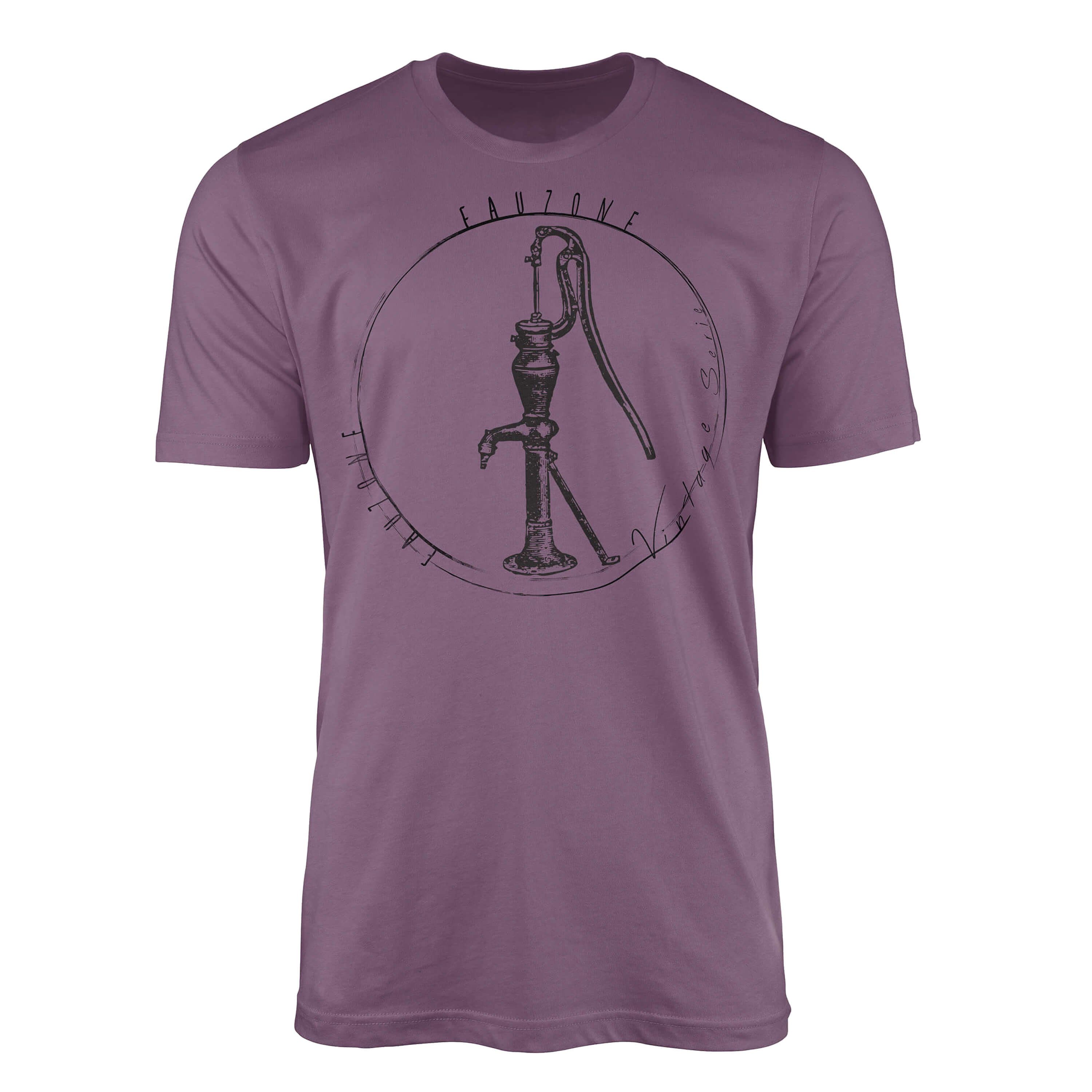 Sinus Art T-Shirt Vintage Herren T-Shirt Pumpe Shiraz