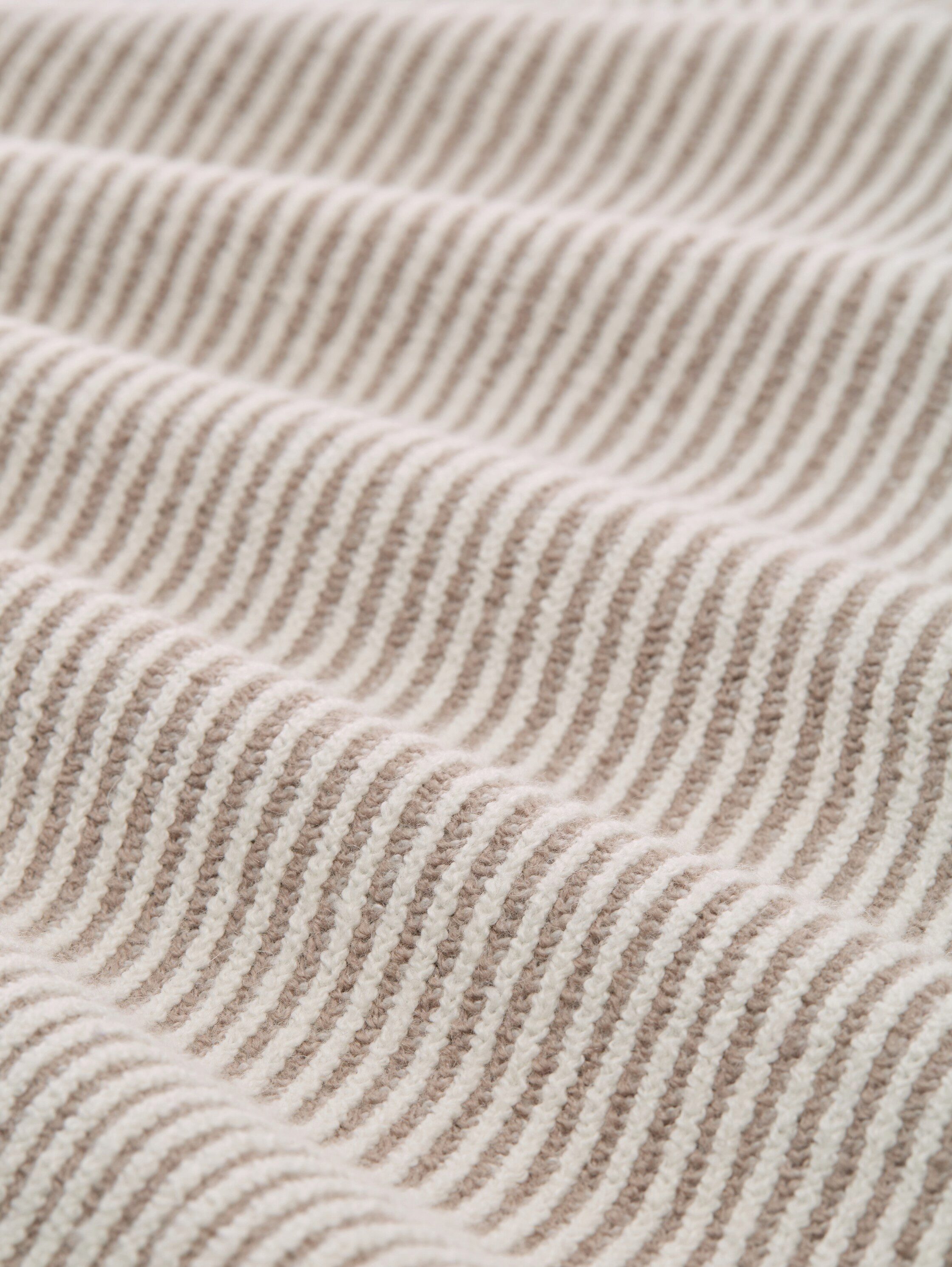 TOM TAILOR Strickpullover mit Rippstruktur