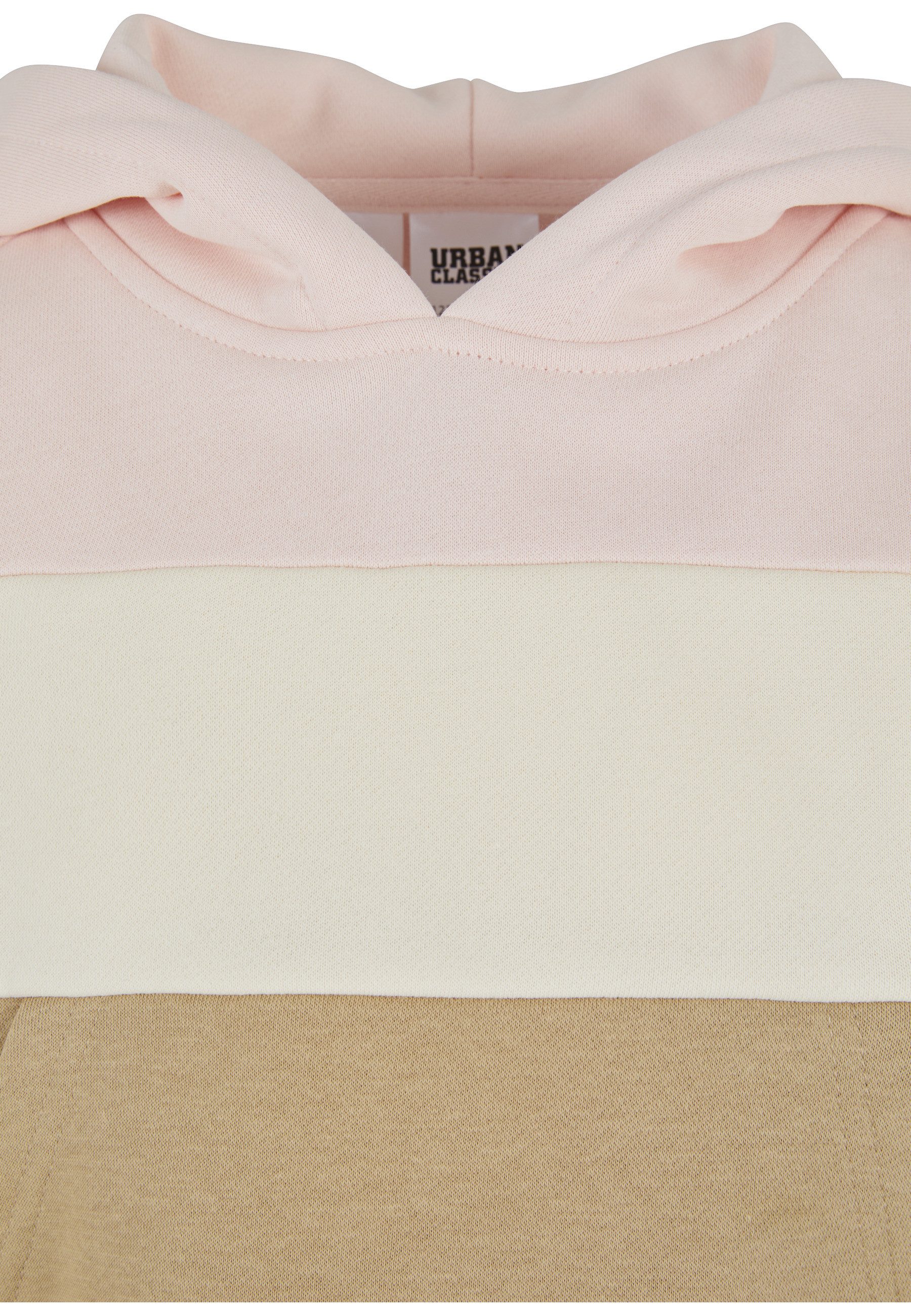 URBAN CLASSICS Kapuzenpullover Urban Classics Damen Girls Oversized 3-Tone Hoody (1-tlg)