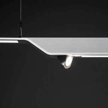 ZMH LED Pendelleuchte 60W 180cm dimmbar Arbeitszimmer Küchen, LED fest integriert