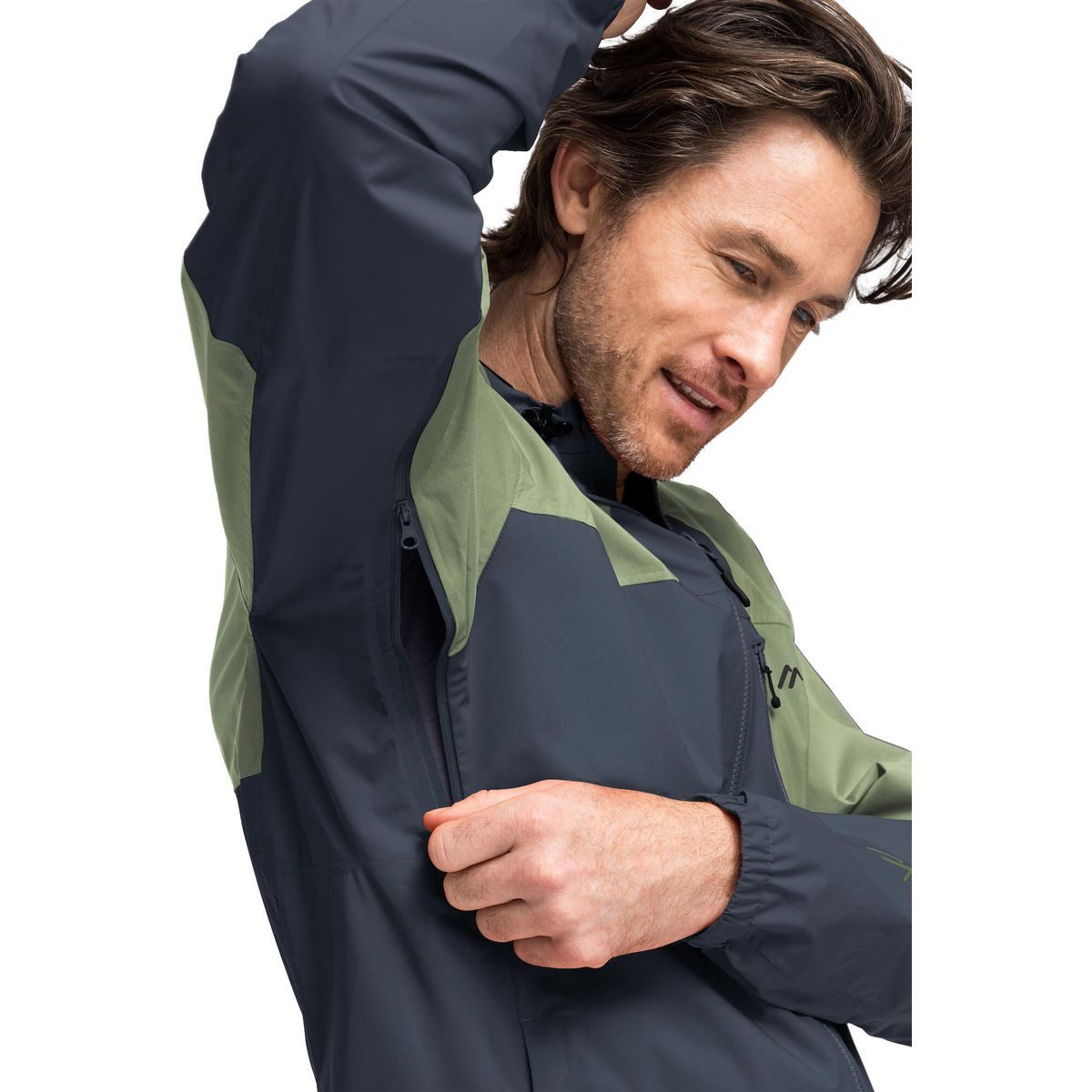 Maier Sports Hardshelljacke Rosvik Men Technische 2,5 Lagen Jacke – perfekt für Wandertouren