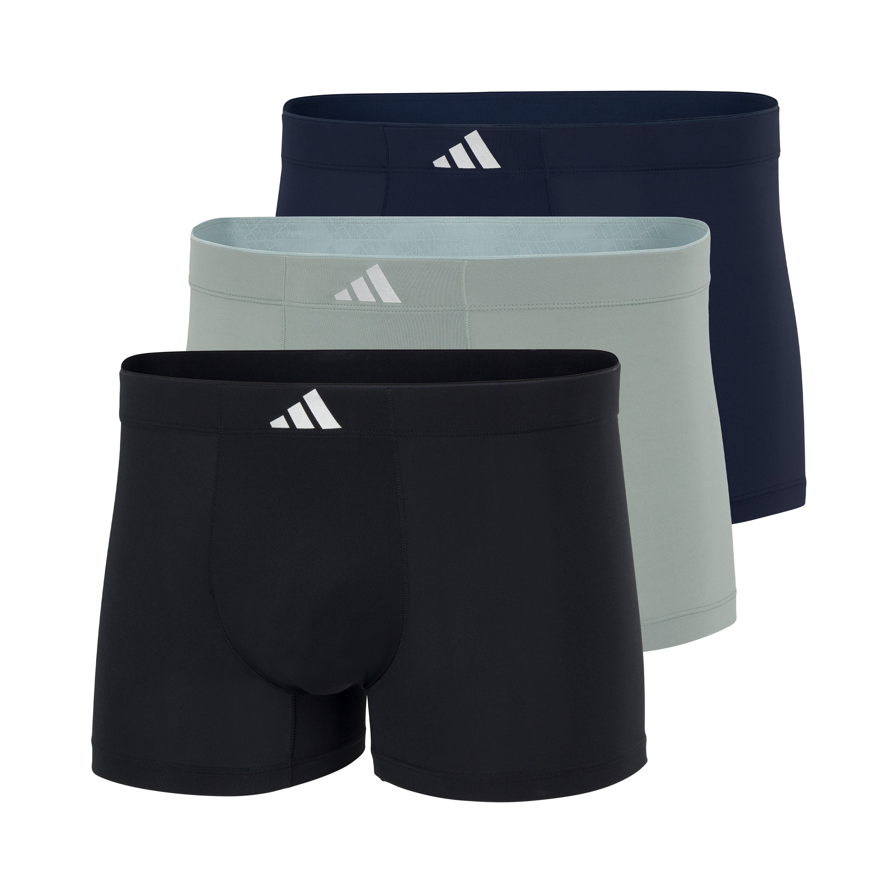 adidas Sportswear Trunk Active Micro Tech (3er Pack) ohne Eingriff, weiche Nähte, elastisch, Microfaser, Single Jersey