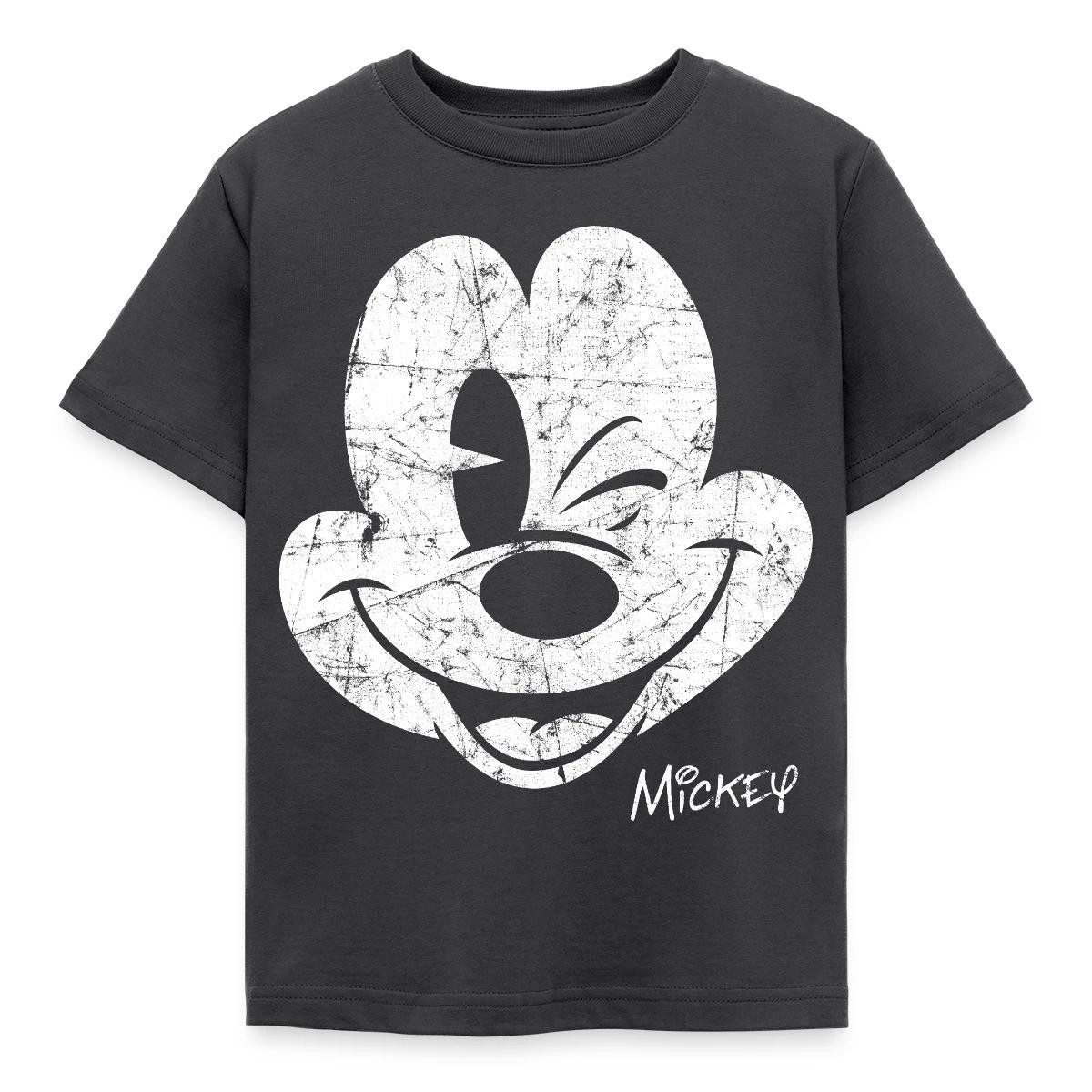 T-Shirt Mickey & Minnie Retro Mickey Mouse Zwinkernd Kinder T-Shirt