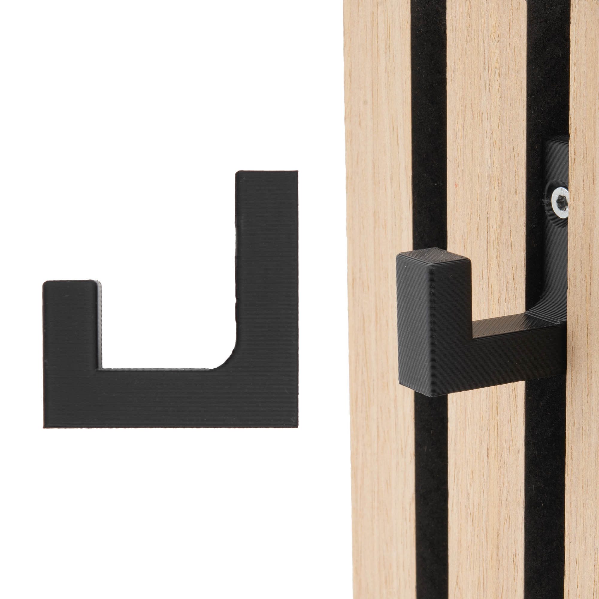 TSB Werk Kleiderhaken Kleiderhaken für Akustikpaneele Garderobenhaken, (4-S günstig online kaufen