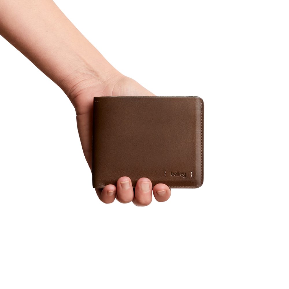 Für Brieftasche geschützt, & RFID Seek Premium, Karten, Hide Darkwood Premium Leder Bellroy 5-12