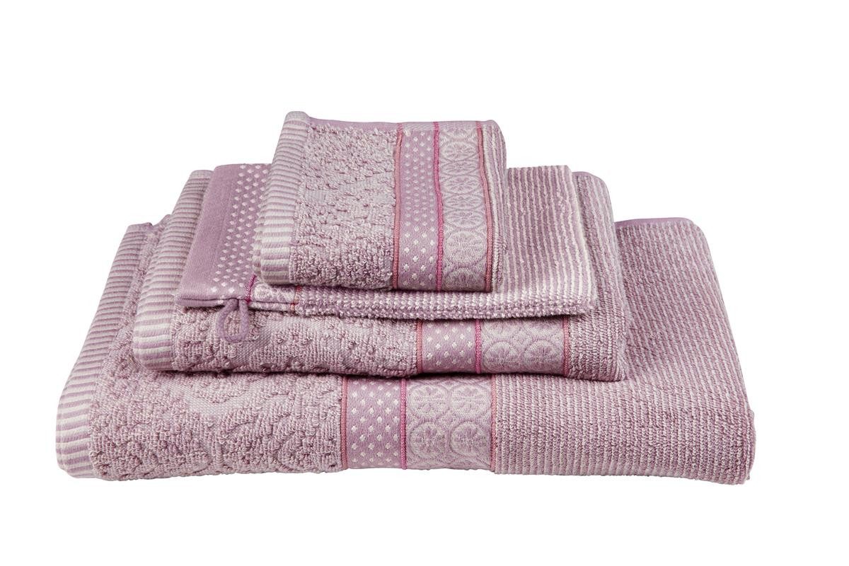 PiP Studio Handtuch Soft Zellige Handtuch lila 55x100cm (1 Stück), 100% Bau günstig online kaufen