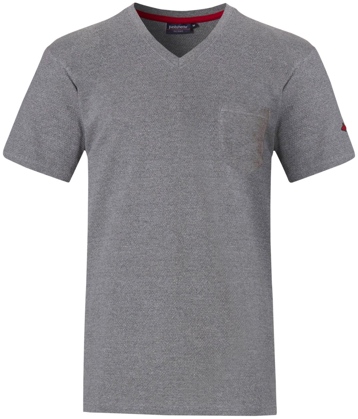 Pyjamaoberteil Herren Pyjamashirt mit kurzem Arm