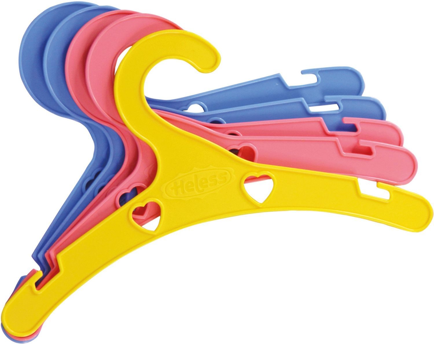 Heless Puppen Accessoires-Set Heless - Bunte Puppenkleiderbügel, 5 St.