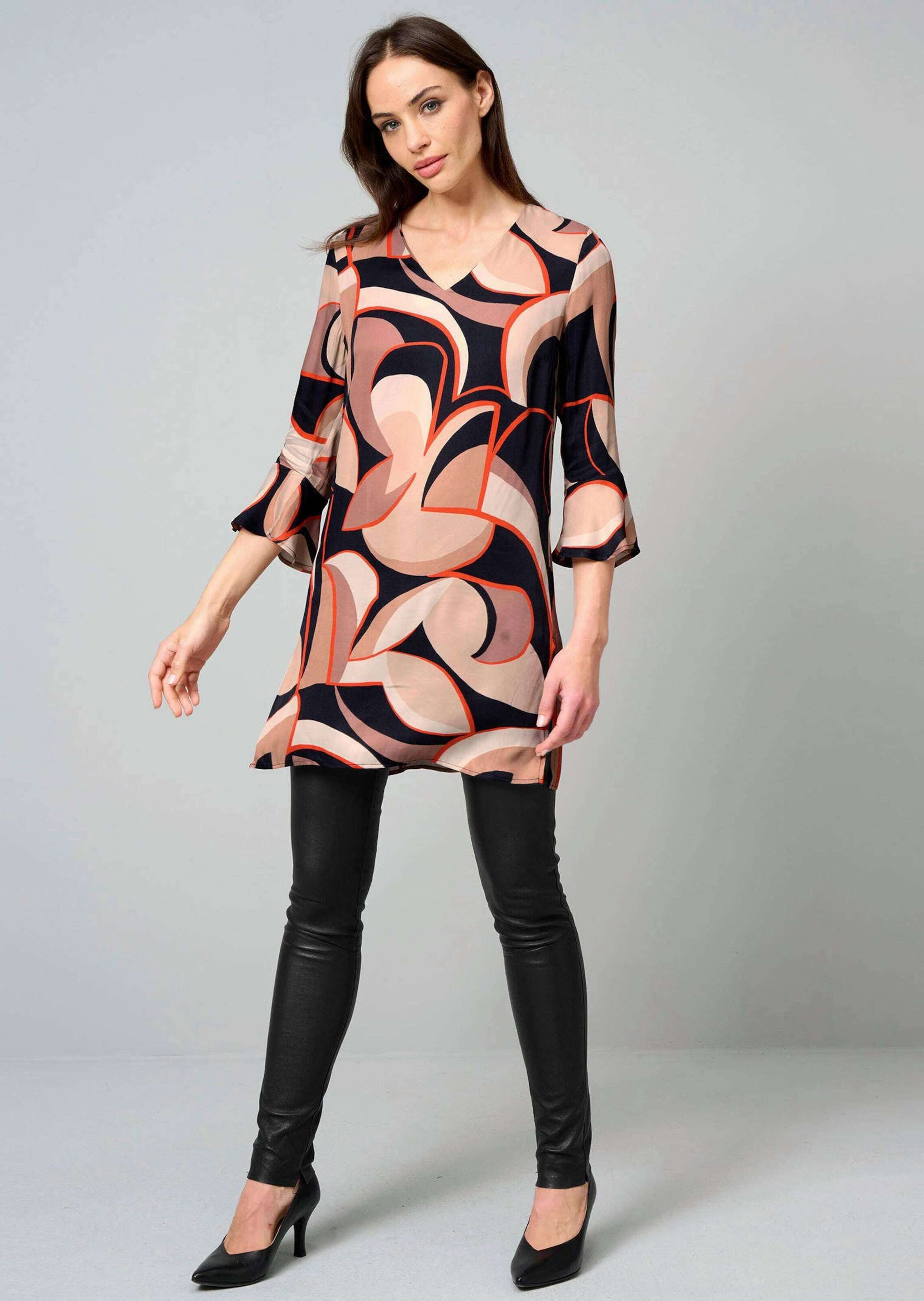 Alba Moda Tunika Tunika mit femininen Volants günstig online kaufen