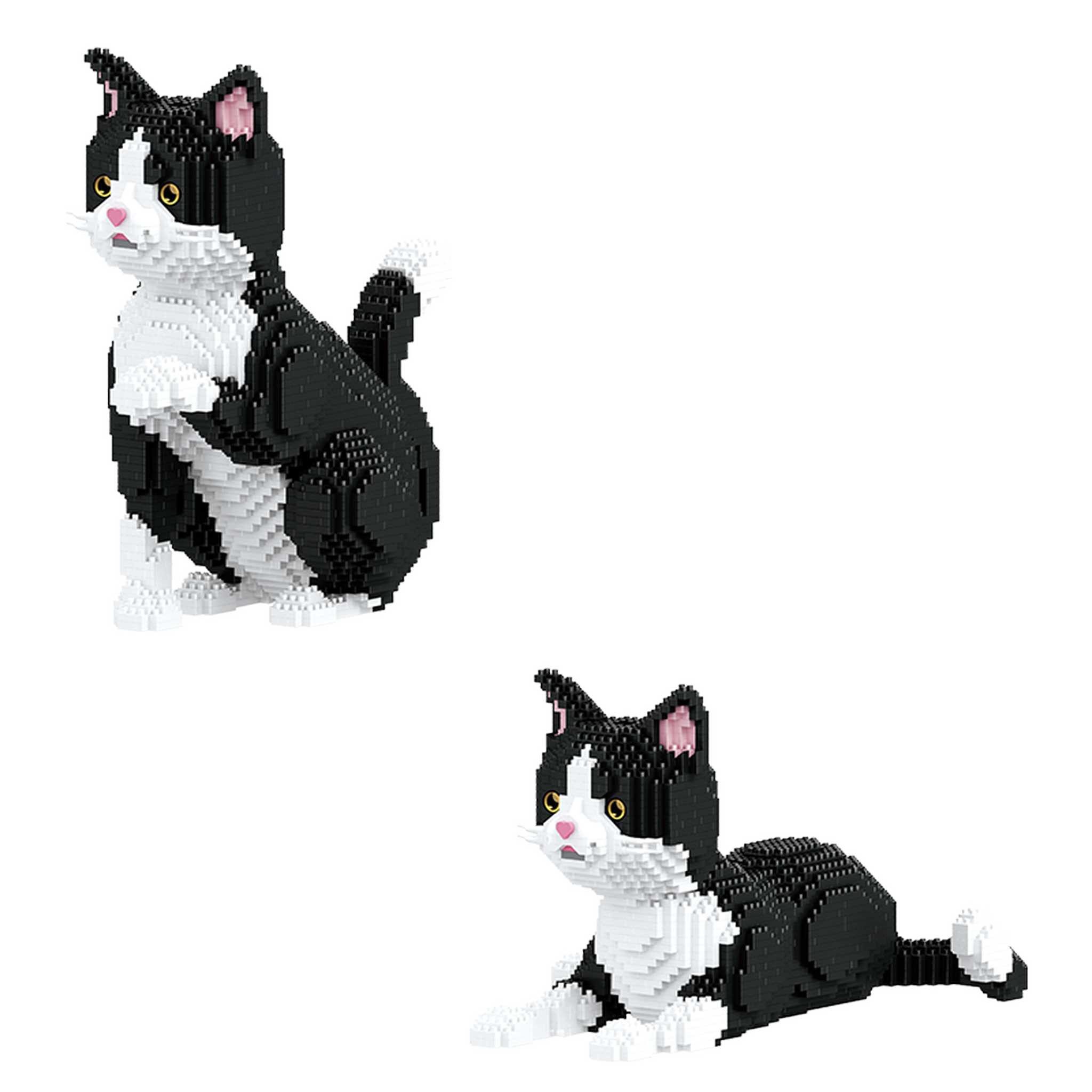 Balody B-16646 - 2in1 Schwarz-Weiße Katze (Balody) Spielbausteine