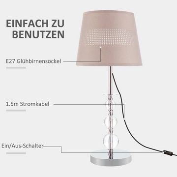 HOMCOM Tischleuchte Tischlampe