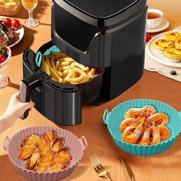 Coonoor Backform Silikonform für Heißluftfritteuse,Air Fryer für Fritteuse, (2-tlg)