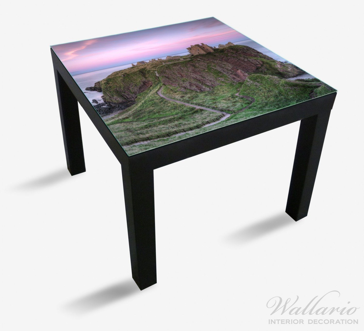 Wallario (1 am Ikea Tisch Tischplatte St), geeignet für Schloss Meer Lack