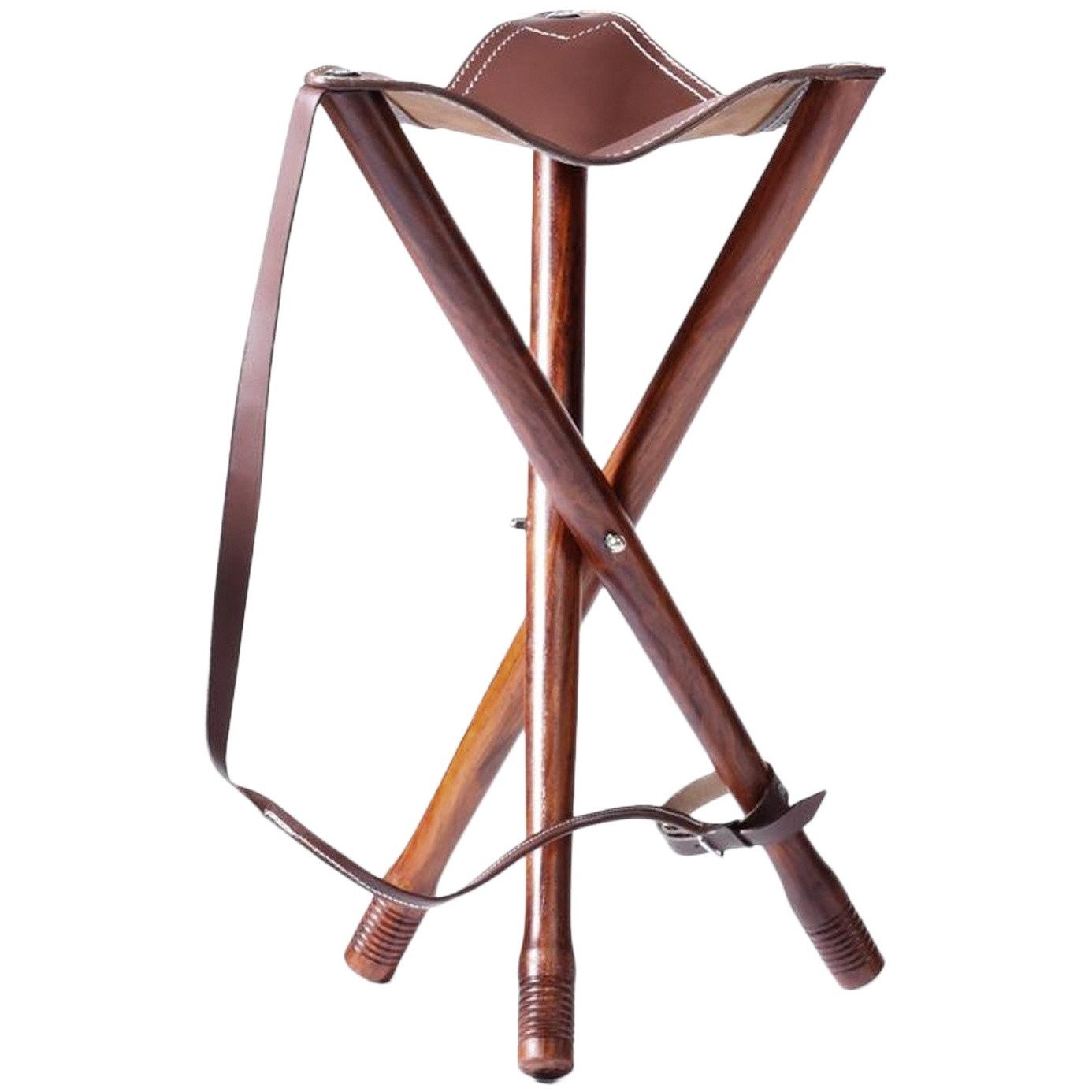 La Chasse® Klappstuhl Dreibein-Ansitzstuhl Höhe 55 cm Camouflage Jagdstuhl Sitzstuhl klappba