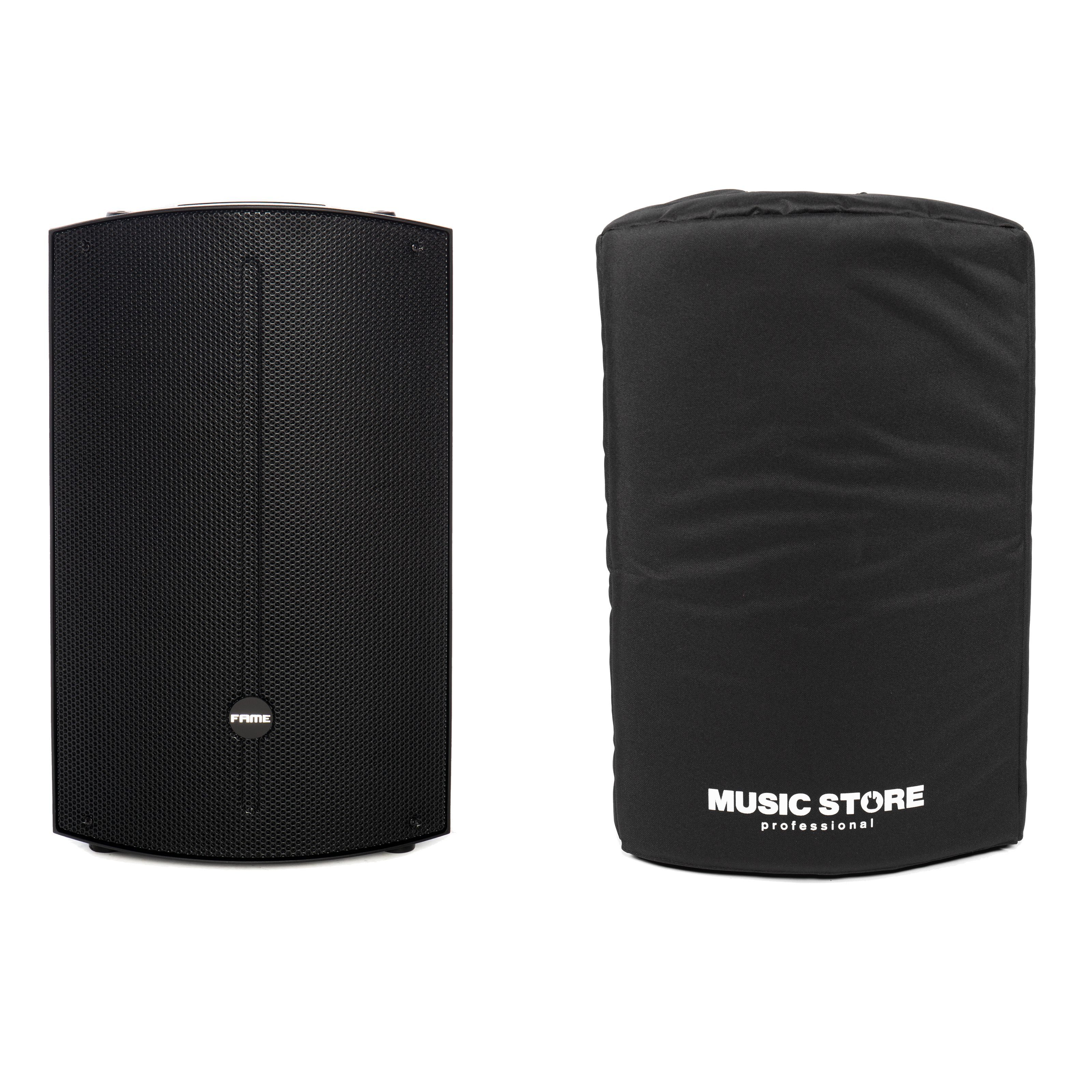 Fame Audio Lautsprecher (Discovery 12A, Aktiver 12-Zoll Topteil-Lautsprecher, Live-Auftritte)