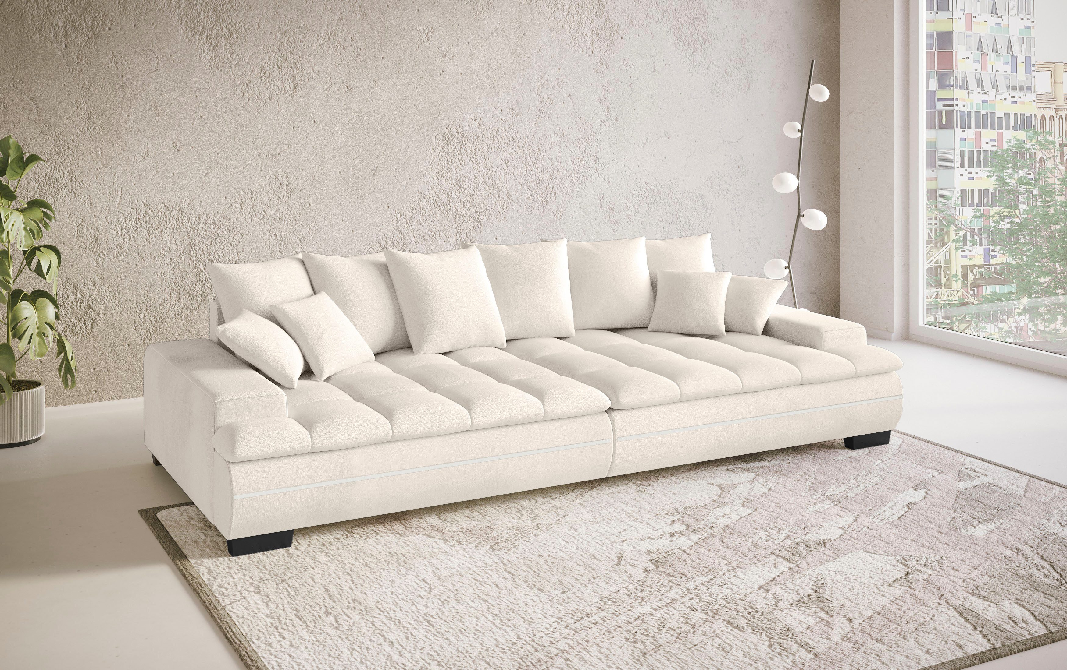 Mr. Couch Big-Sofa "Haiti II RGB-LED", RGB-LED Beleuchtung, mit Handwerklic günstig online kaufen