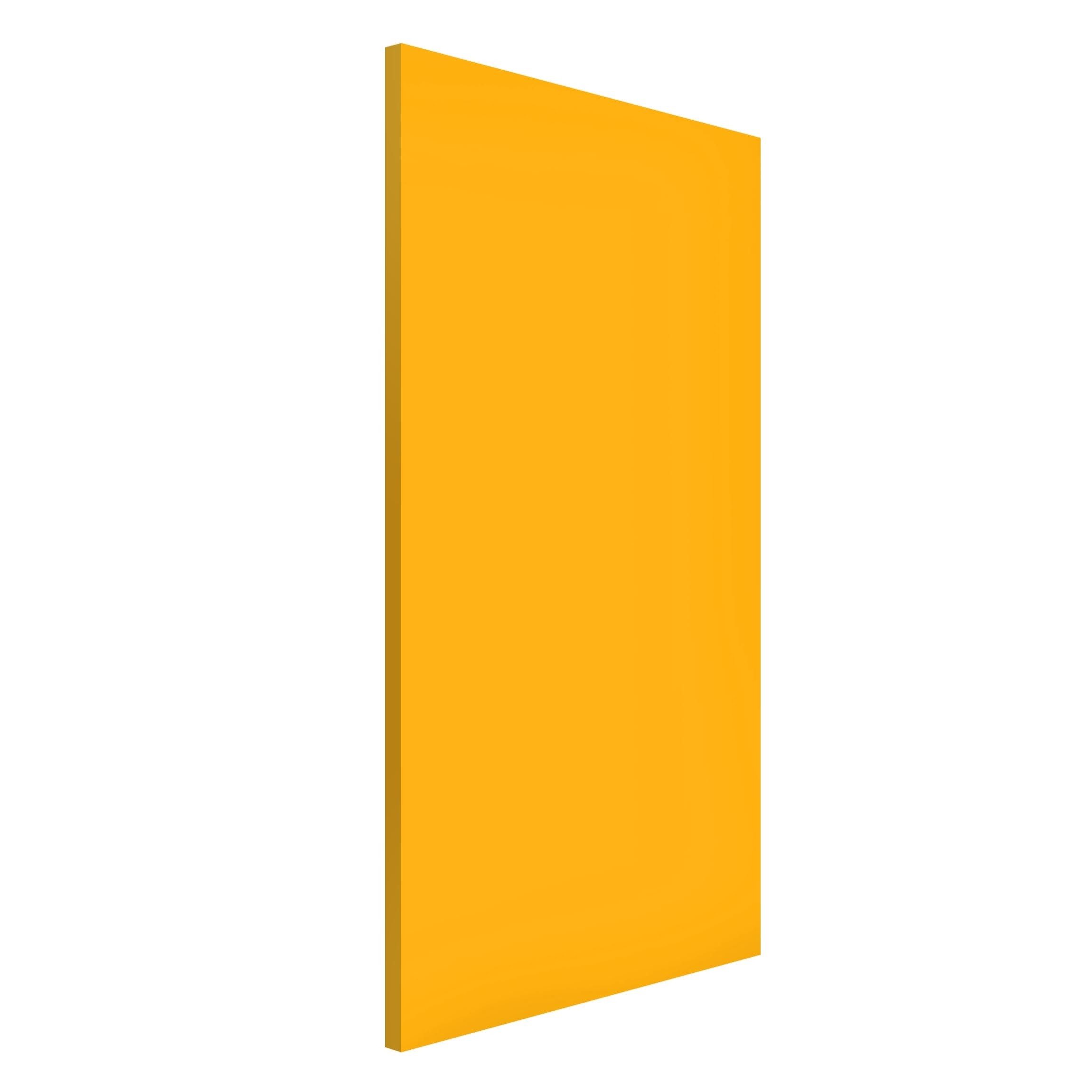 Bilderdepot24 Magnettafel Küche gelb Colour Melon Yellow, (1-tlg., Magnetboard Pinnwand für die Wand - metallische Tafel für Magnete), Magnetwand groß mit Motiv Büro Memoboard magnetisch Hochformat
