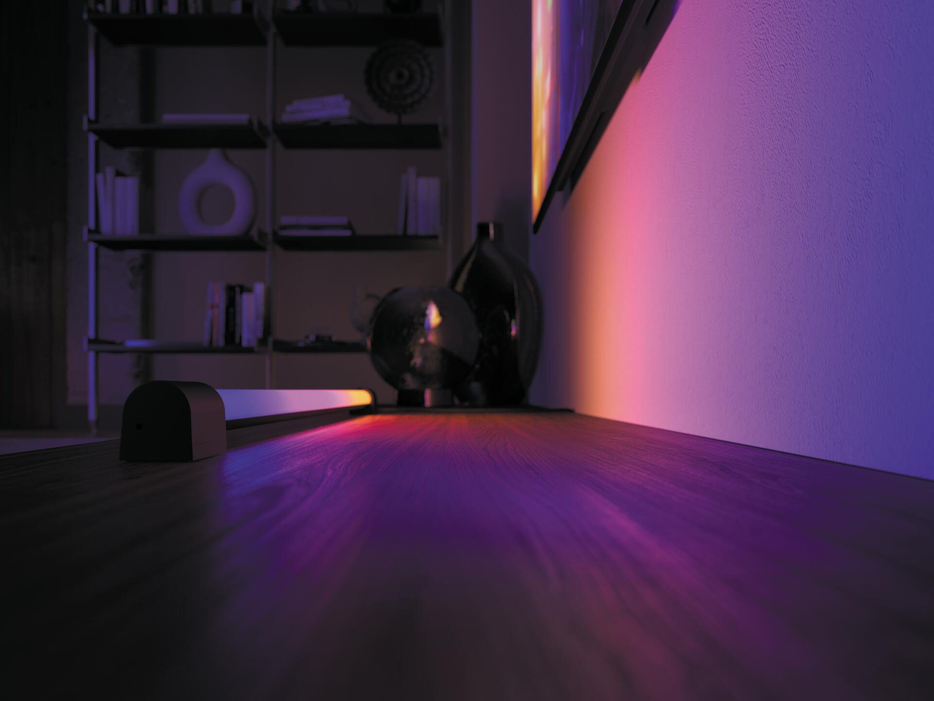 Schwarz Gradient Play LED-Leuchte Smarte Philips Tube Hue