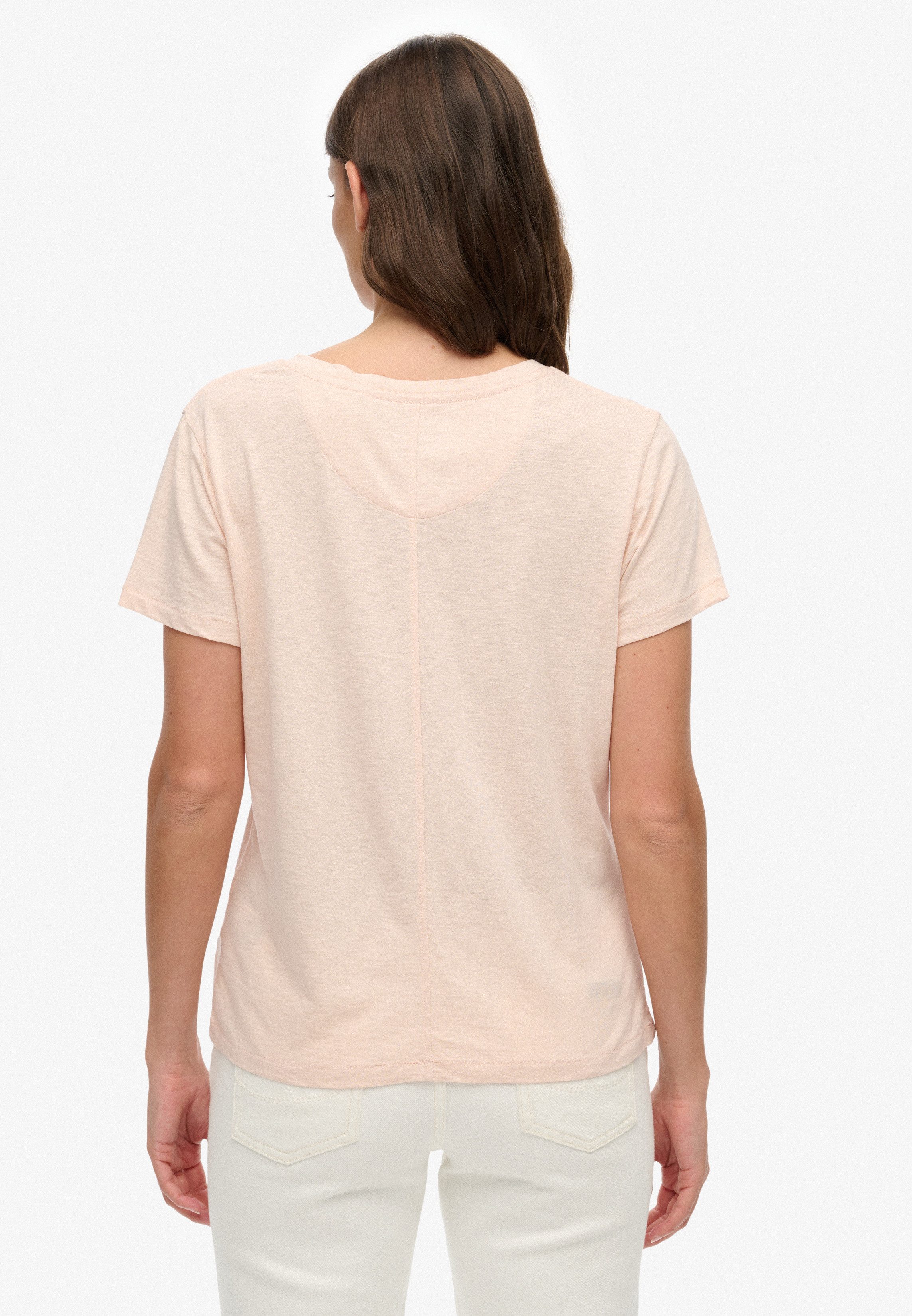 Superdry T-Shirt STUDIOS SLUB EMB VEE günstig online kaufen