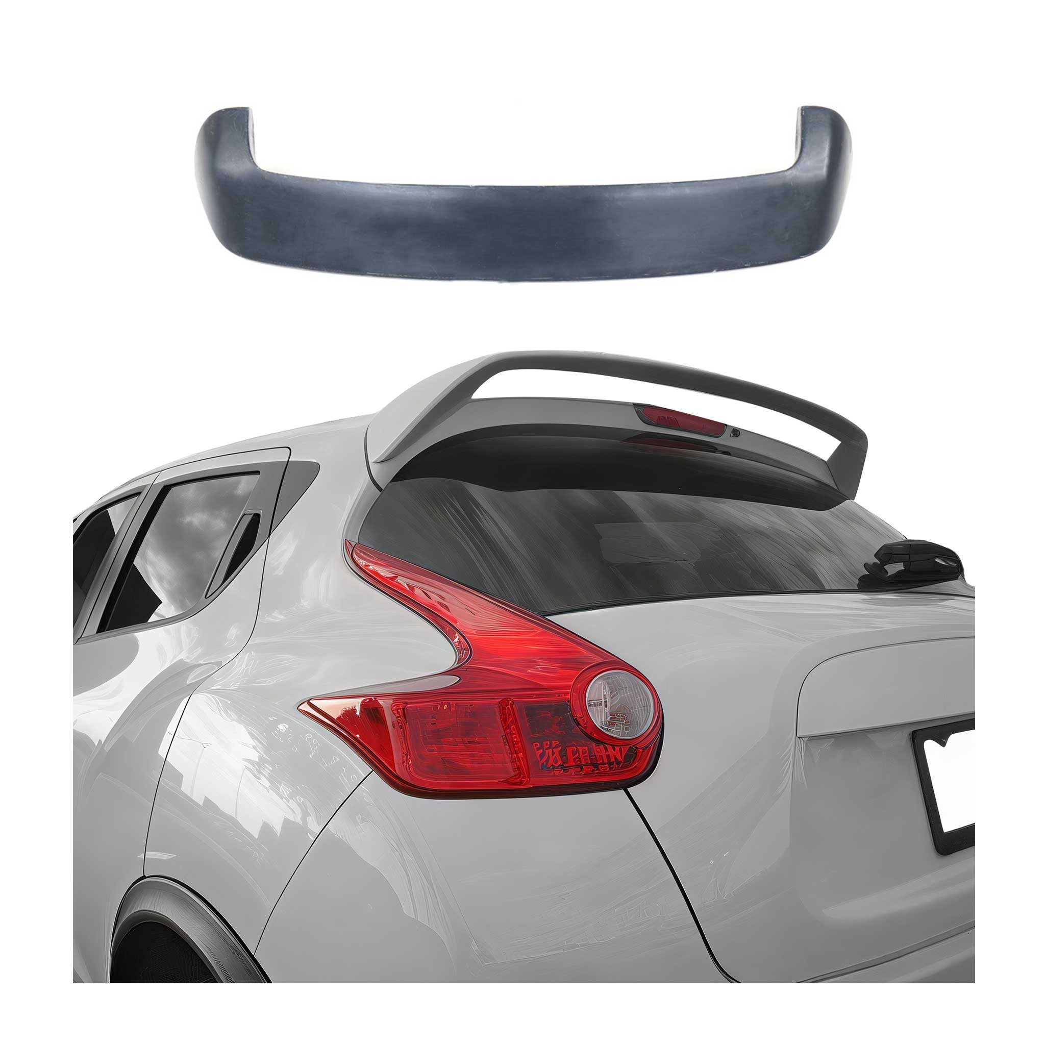 OMAC Heckstoßstange Heckspoiler Dachspoiler für Nissan Juke 2010-2019 Heckflügel Tuning, 1-St., UV- & witterungsbeständig, Formstabil, nicht rostend