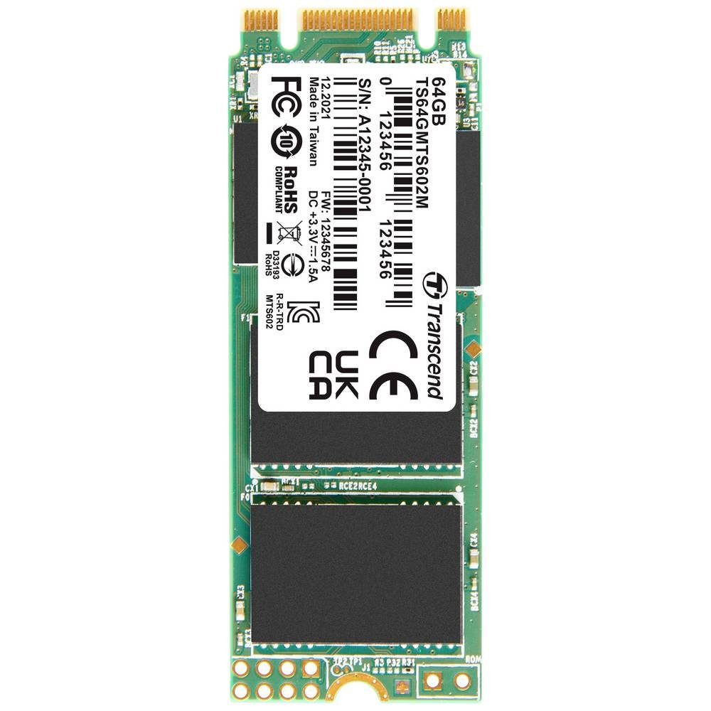 Transcend MTS602M SATA III M.2 SSDs TS64GMTS602M SSHD-Hybrid-Festplatte