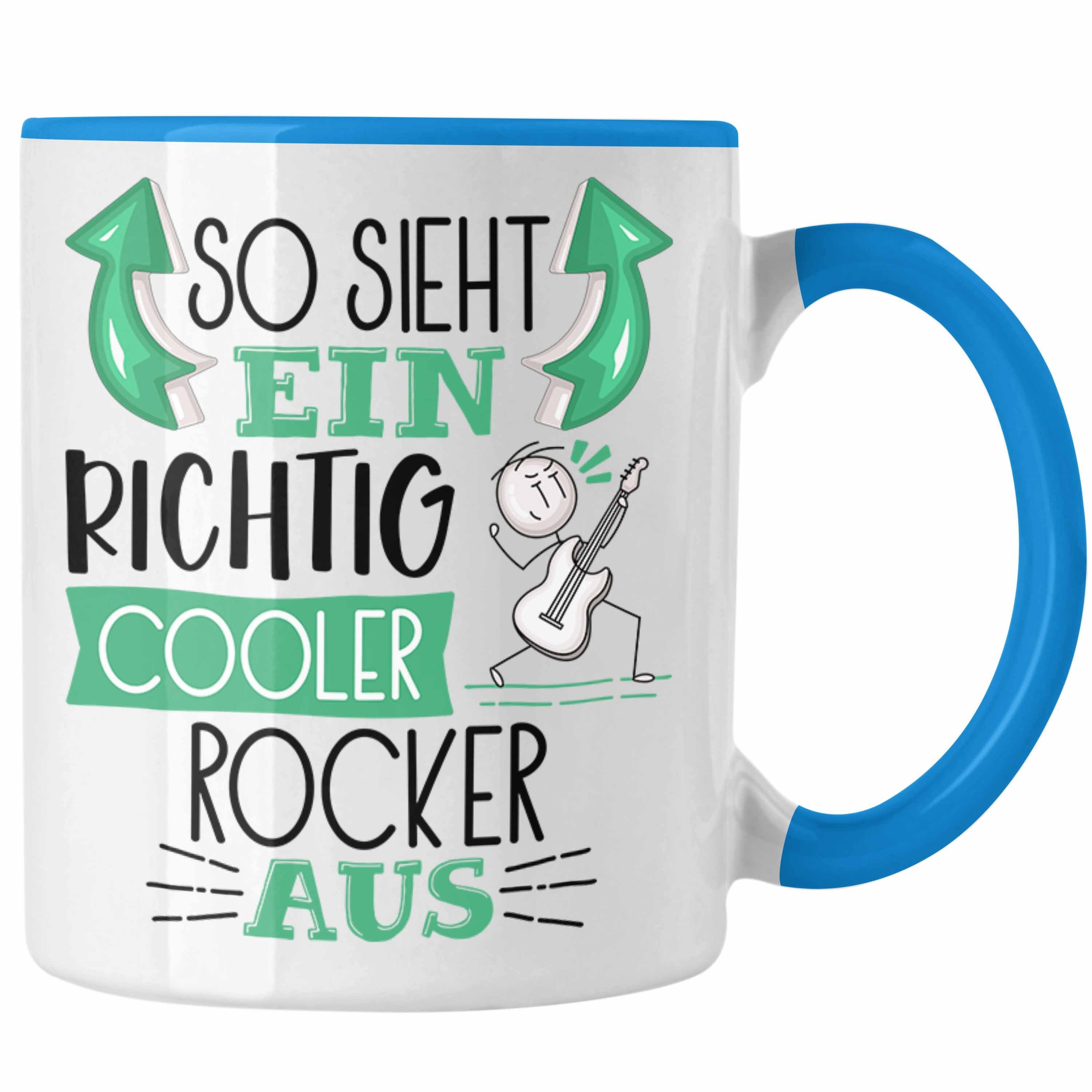So Rocker Sieht Cooler Gebur Tasse Geschenk Tasse Ein Rocker Blau für Aus Richtig Trendation