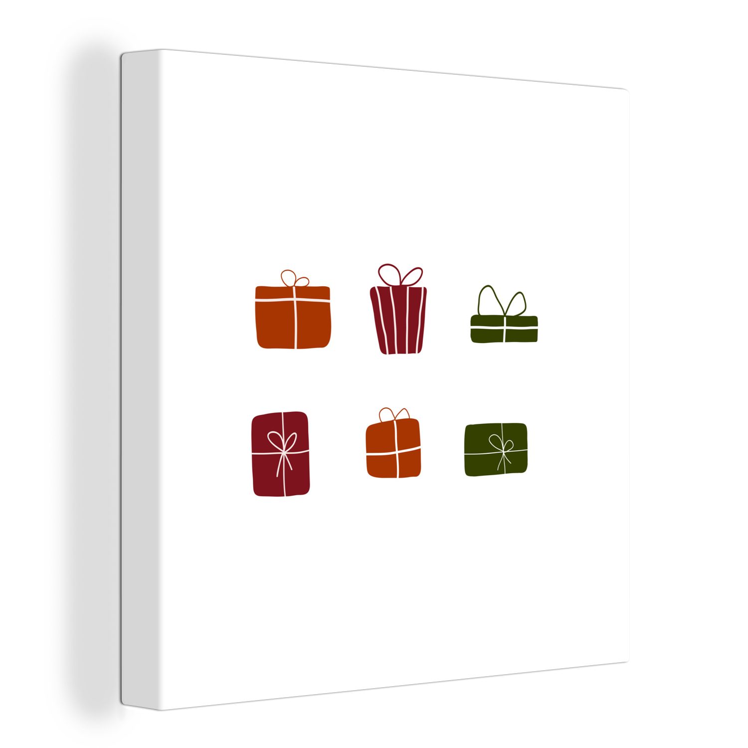 Leinwandbild Weihnachten - Geschenk - Design