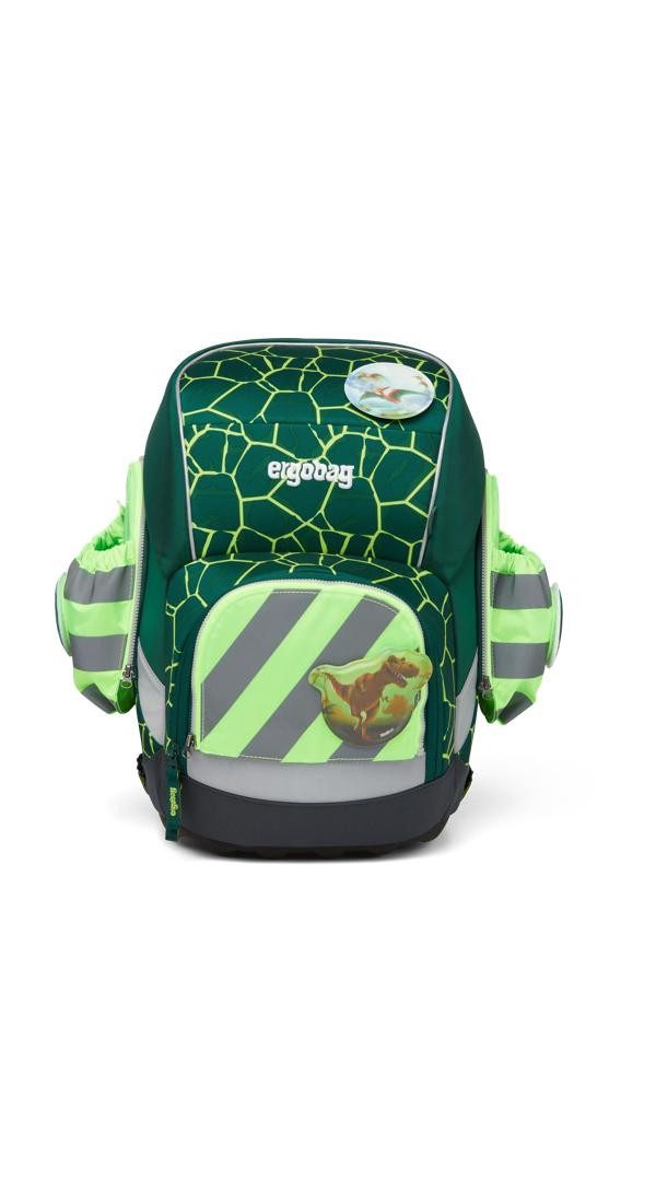 ergobag Schulranzen pack Seitentaschen Zip Set (3-tlg), reflektierend