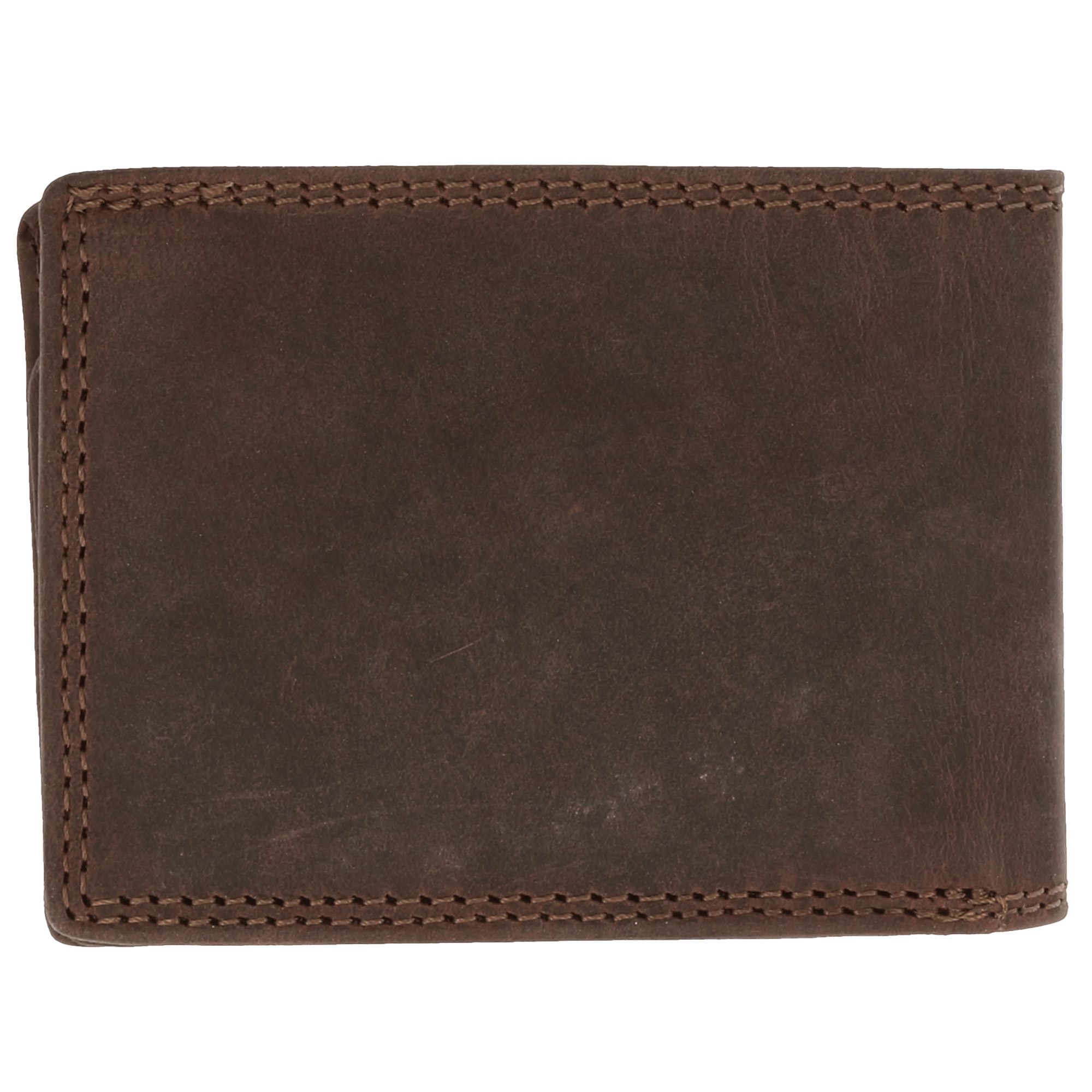 Wild Things Only !!! Mini Geldbörse Kleines Portemonnaie Geldbeutel Damen Herren (Mini Geldbeutel, braun, Mini Brieftasche aus echtem Leder), mit RFID Schutz