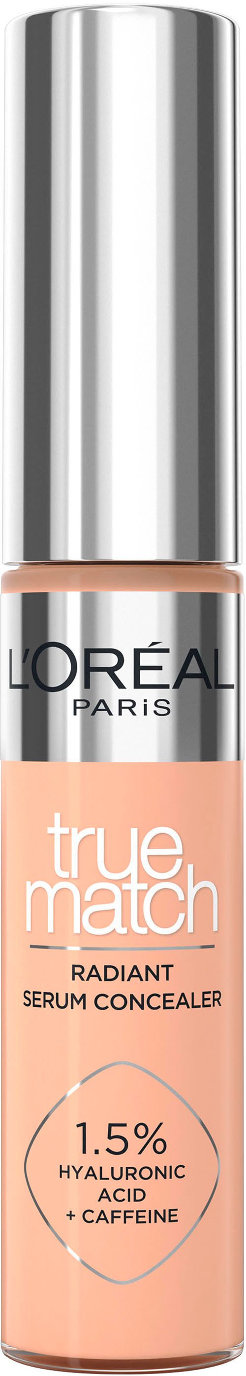 L'ORÉAL PARIS Concealer TRUE MATCH RADIANT SERUM CONCEALER, für ein natürlich strahlendes Hautbild
