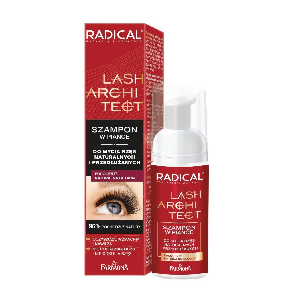 Mascara Radical Lash Architect Shampoo in Schaum 50ml