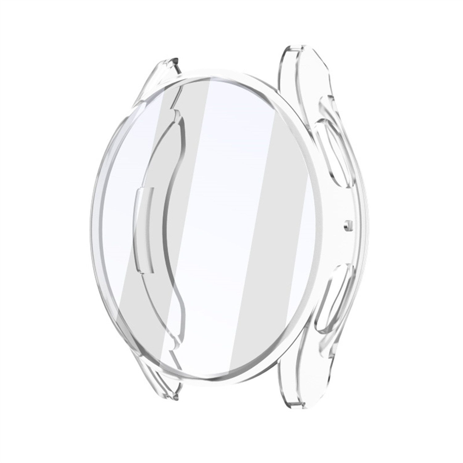 Wigento Smartwatch-Hülle Für Samsung Galaxy Watch 7 40mm Full Cover Watch TPU Hülle Transparent