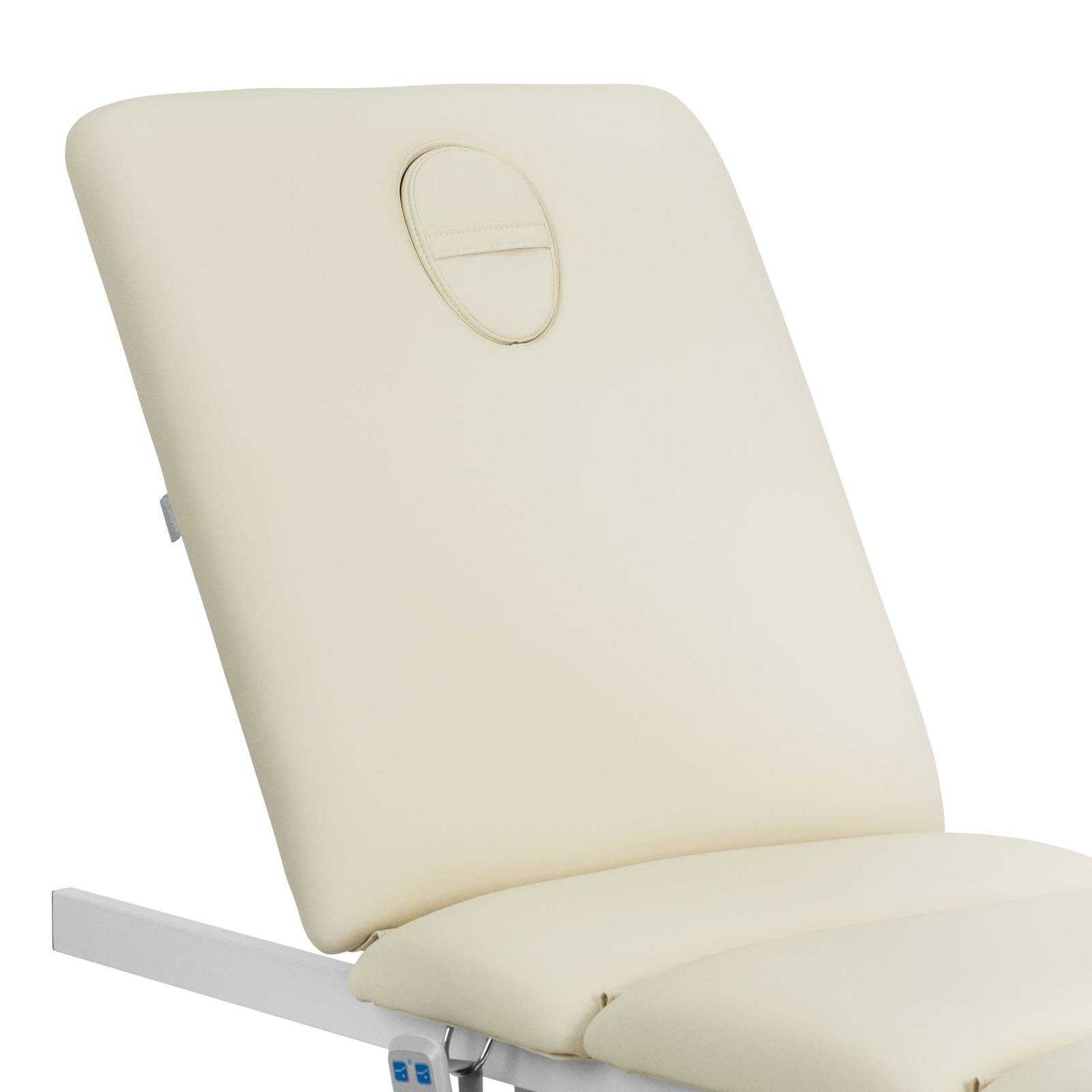 Physa Massageliege Elektrische Kosmetikliege 200 kg Behandlungsliege Massageliege, Creme­far­ben, Golden