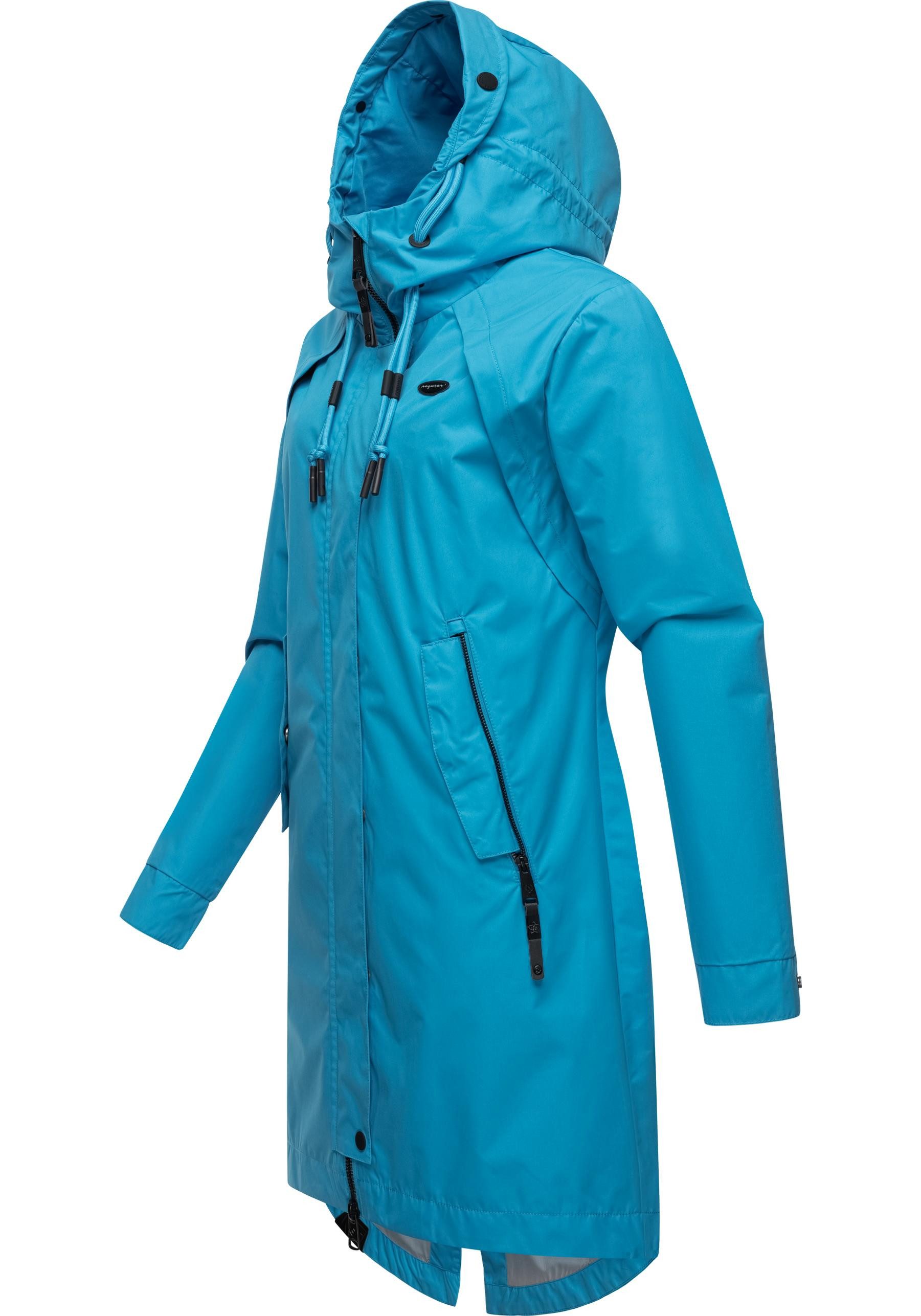 Ragwear Jerseymantel Rejany Wasserdichter Damen Parka für die Übergangszeit